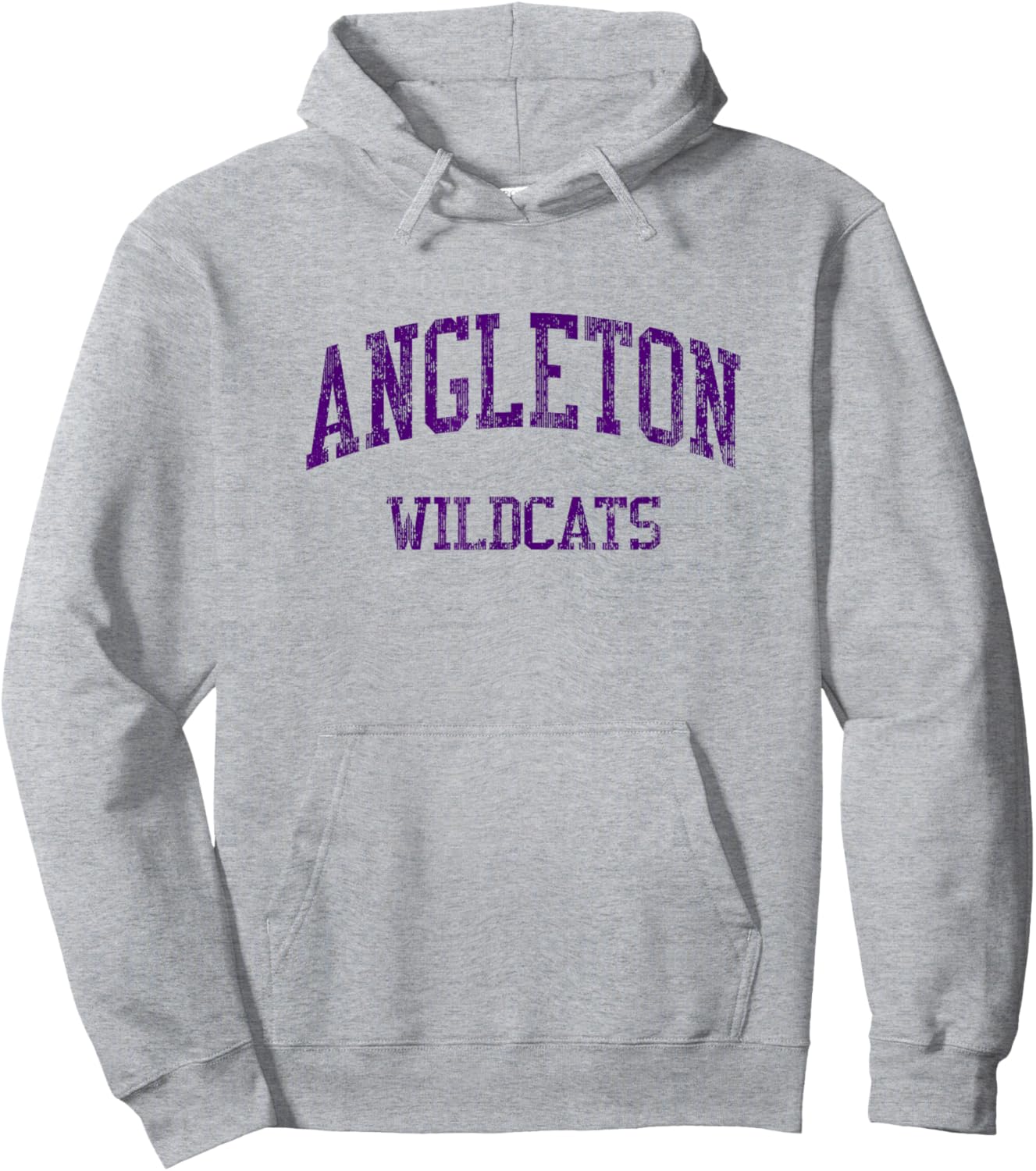 Angleton High School HS Angleton TX Vintage Sports Hoodie - Hoodie | Ash
