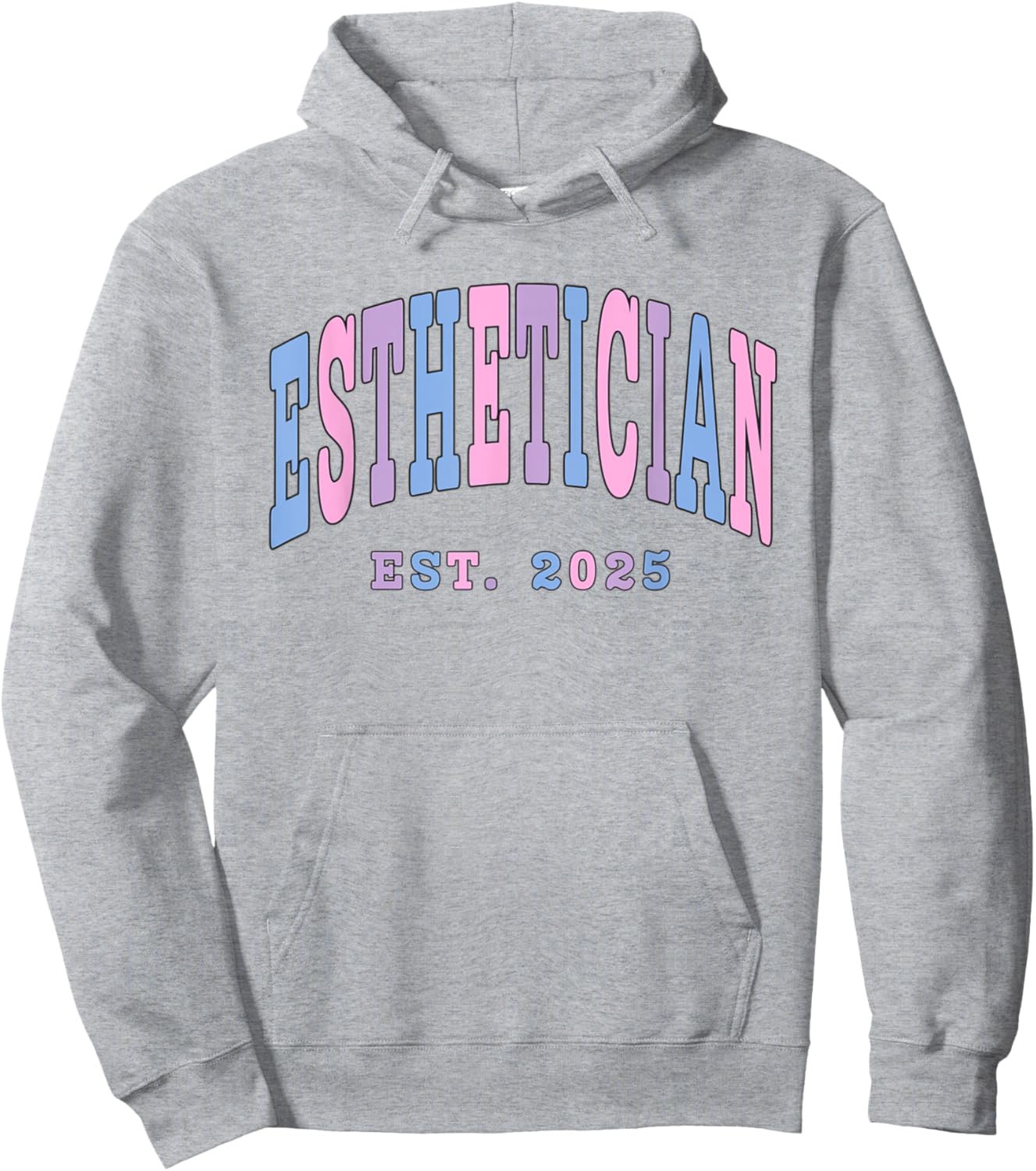 Esthetician EST. 2025 Esthetician Graduation Skin Therapist Hoodie - Hoodie | Ash