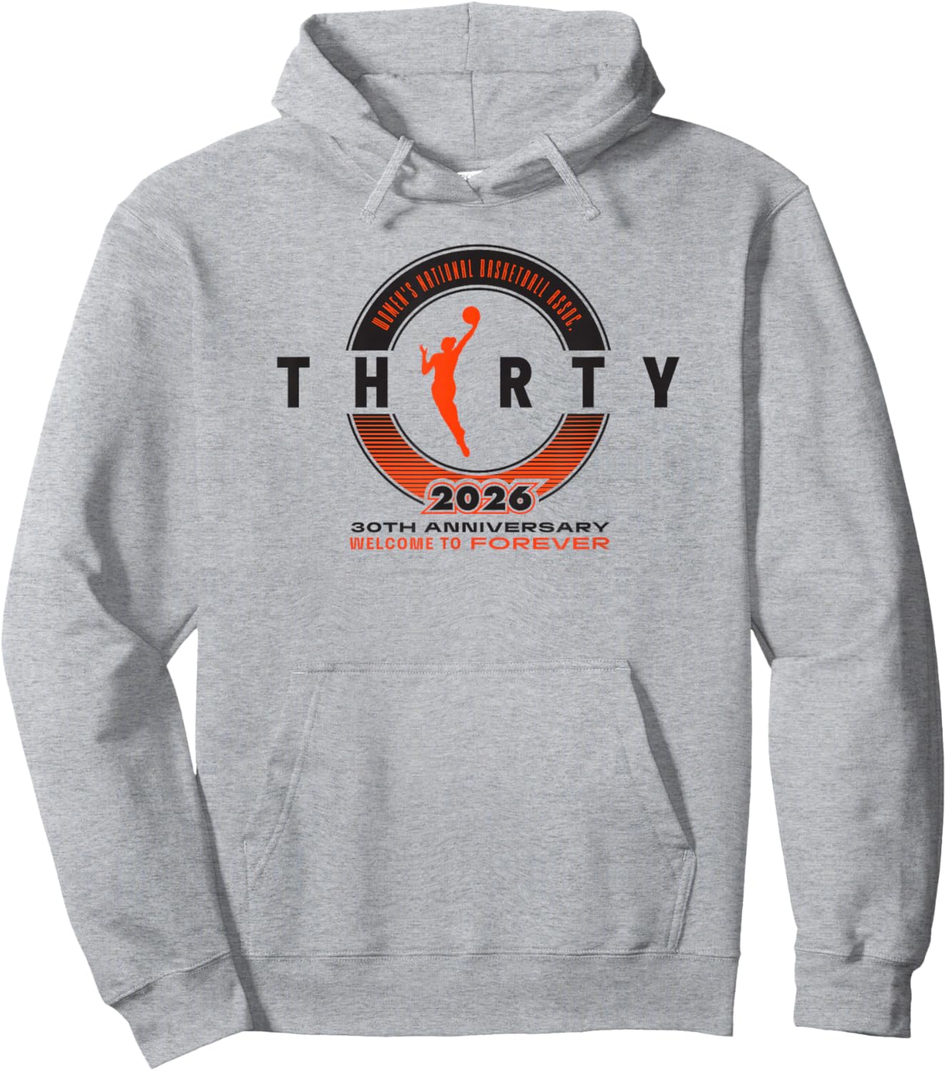 WNBA 30th Anniversary Free Flow Hoodie - Hoodie | Ash