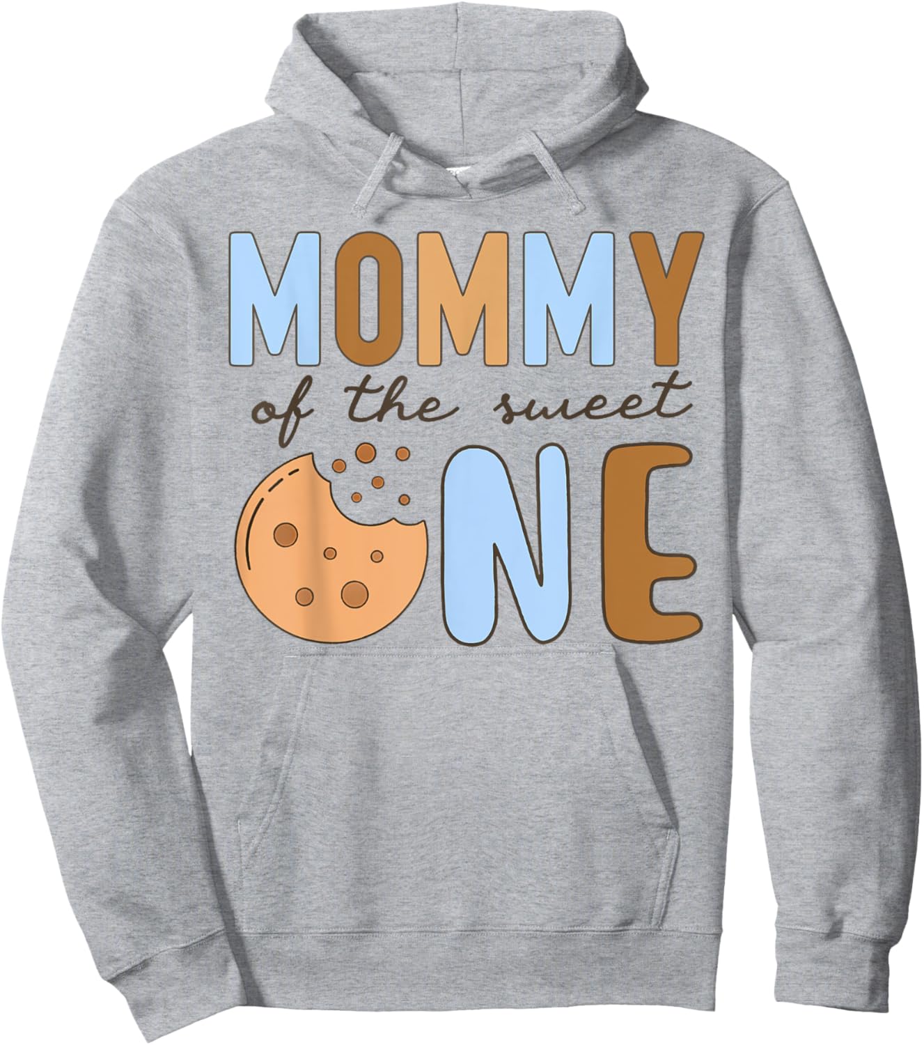 Mommy Of The Sweet One Cookies and Milk 1st Birthday Family Hoodie - Hoodie | Ash