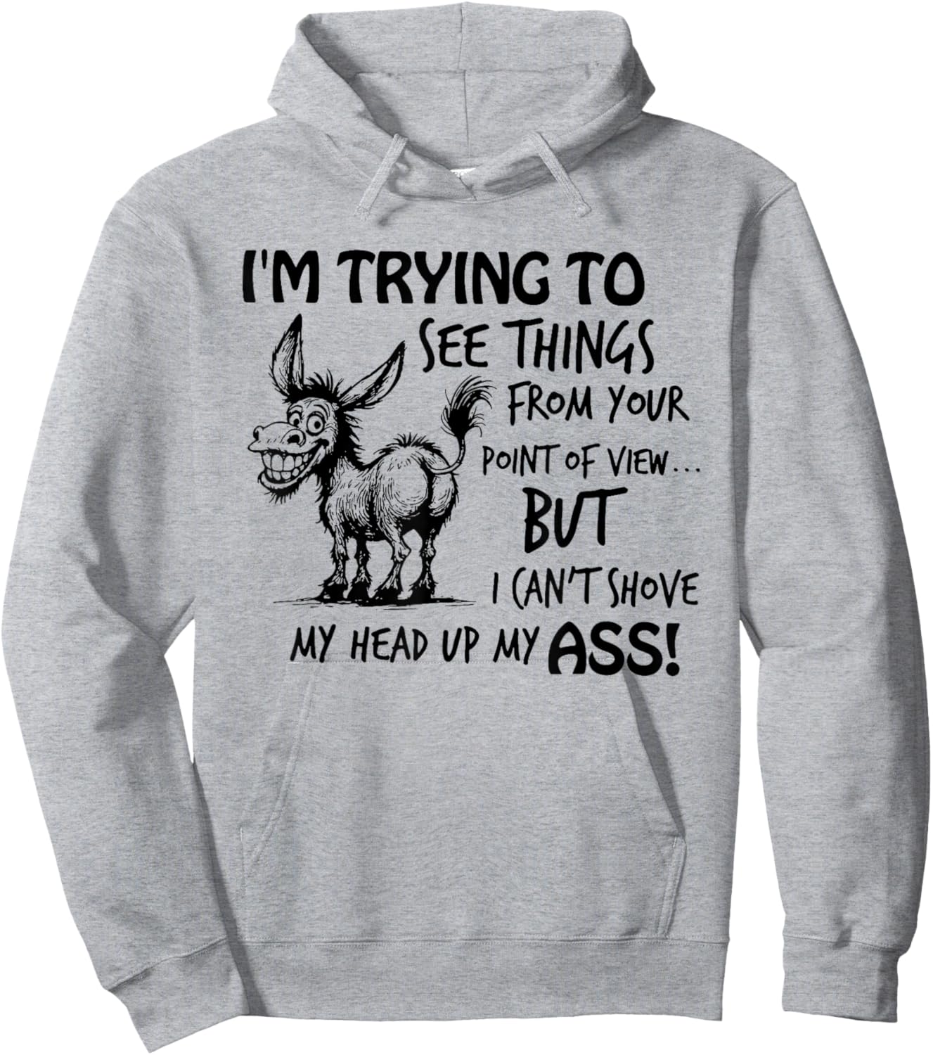 I'm Trying to See Things from Your Point of View But I Can't Hoodie - Hoodie | Ash