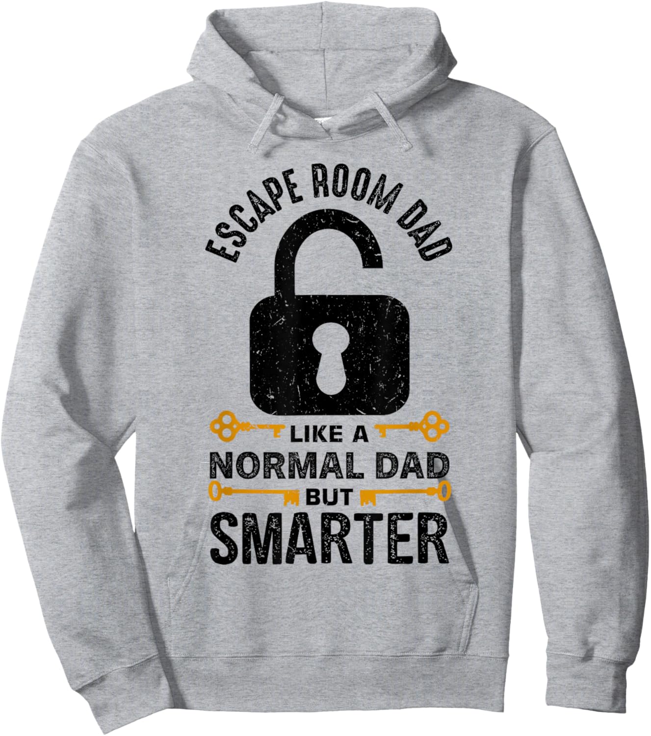 Cool Escape Room Game Design for Escape Room Dad Hoodie - Hoodie | Ash
