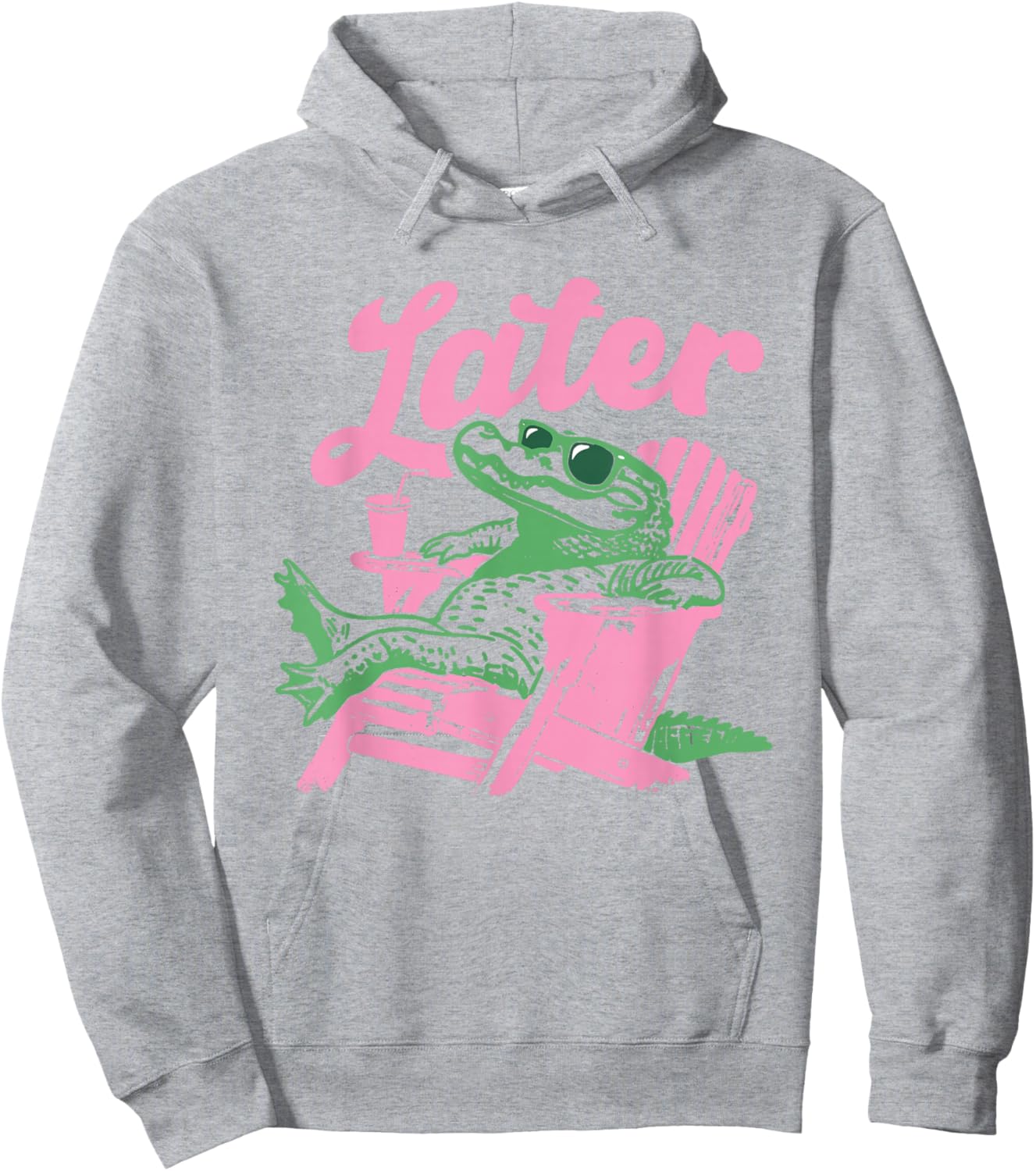 See You Later Teacher Summer Alligator Last Day of School Hoodie - Hoodie | Ash