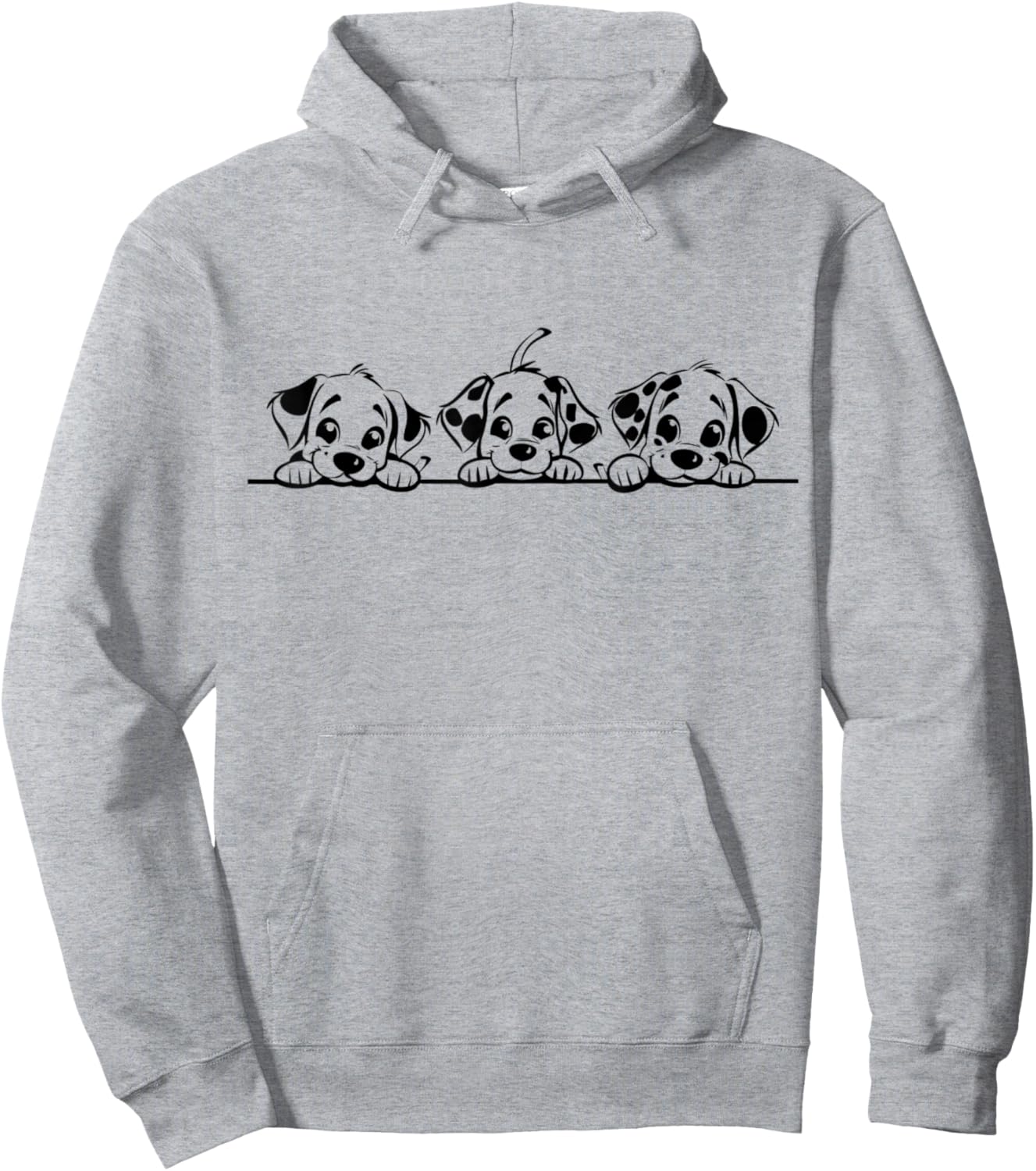 3 Cute Dalmatian Dogs Puppy Pet Animal Men Women Funny Dog Hoodie - Hoodie | Ash