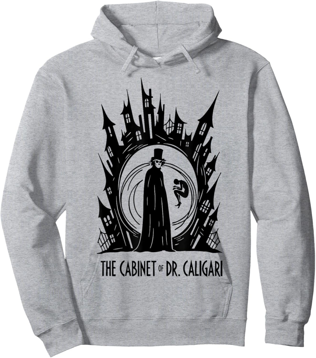 The Cabinet of Dr. Caligari – Classic Horror Hoodie - Hoodie | Ash