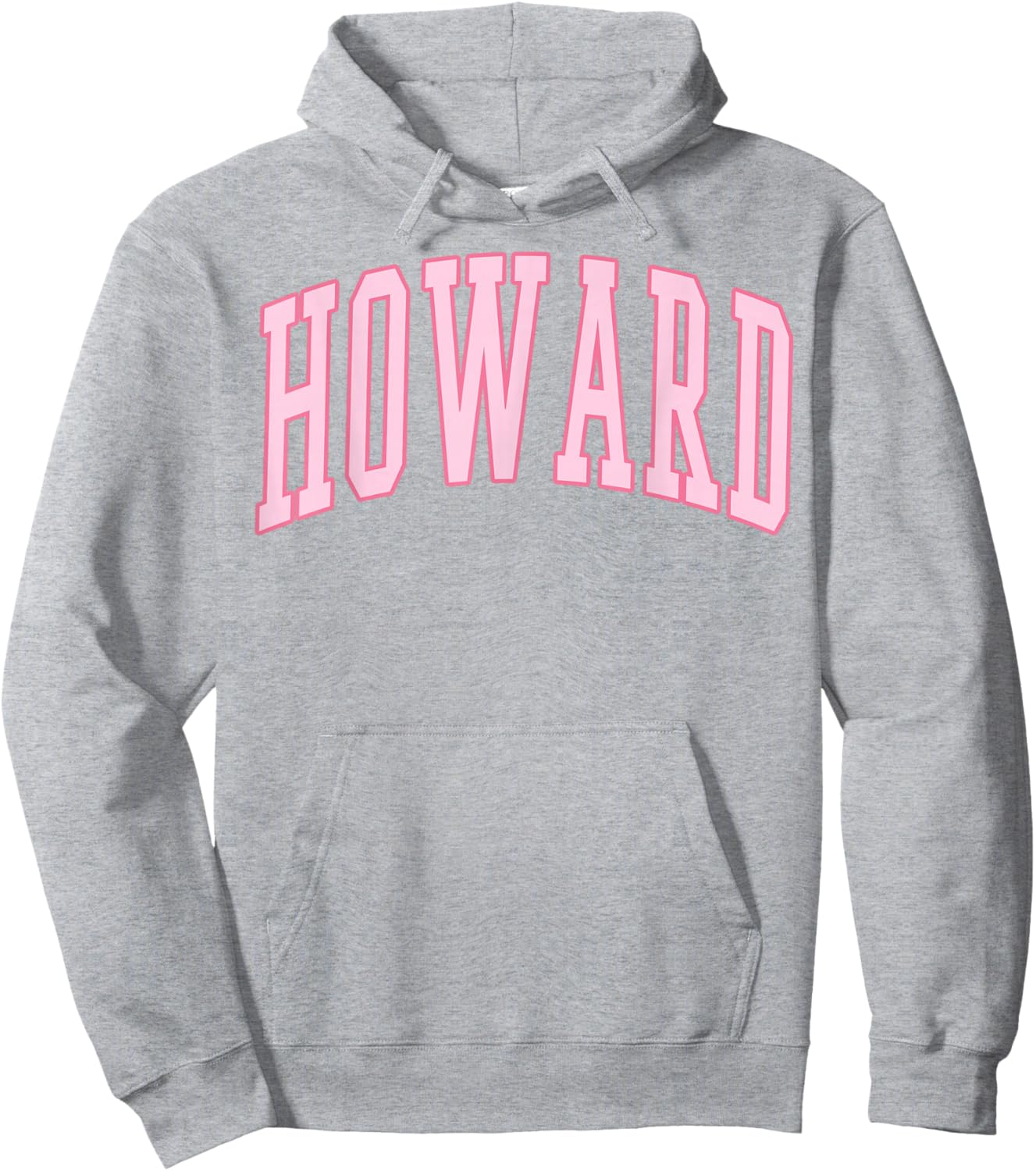 Howard Vintage Preppy Varsity Pink Sports Hoodie - Hoodie | Ash