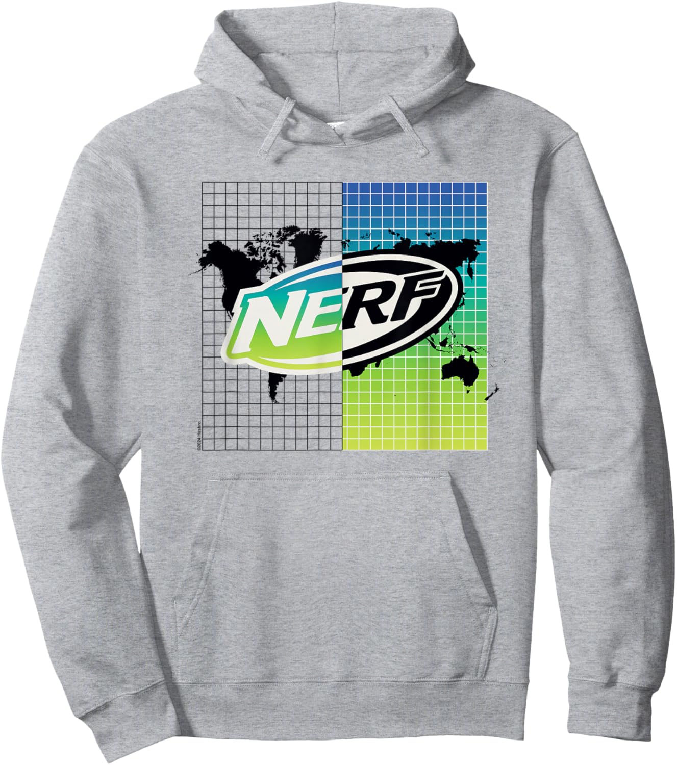 Nerf Gradient Globe Hoodie - Hoodie | Ash