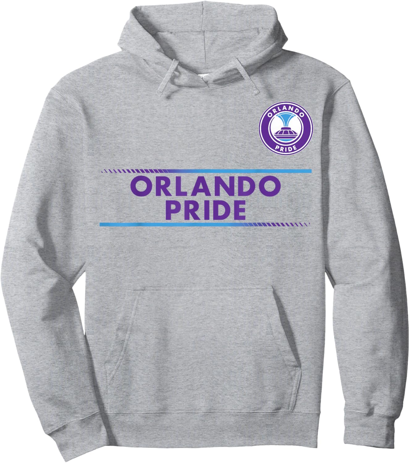 Officially Licensed Orlando Pride Soccer NWSL Apparel Hoodie - Hoodie | Ash