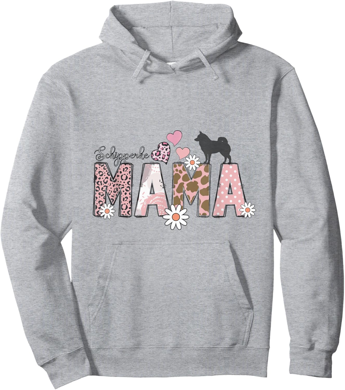 Schipperke Dog Hoodie - Hoodie | Ash
