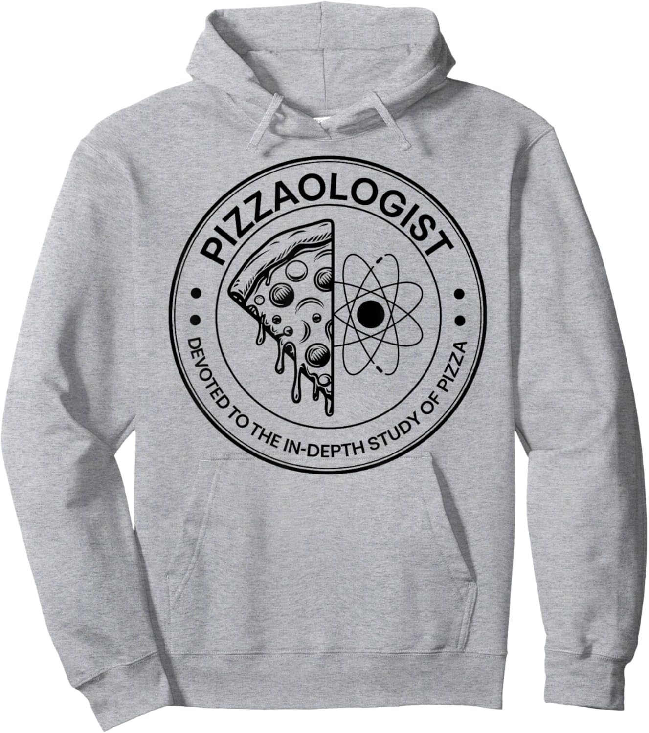 Pizzaologist study of pizza funny Food Lover Pizza Baker Hoodie - Hoodie | Ash