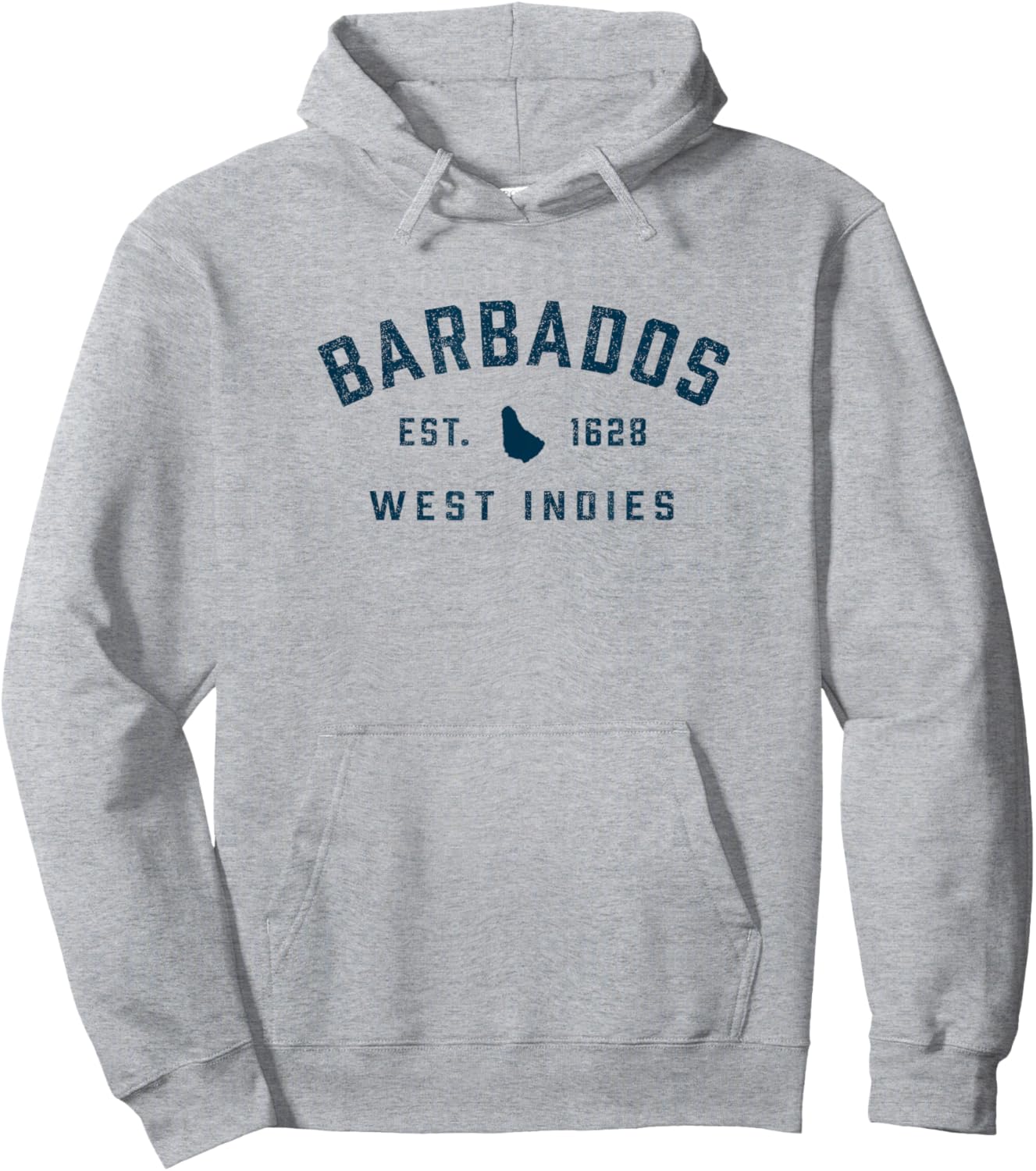 Vintage Barbados Preppy Throwback Retro Vacation Souvenir Hoodie - Hoodie | Ash