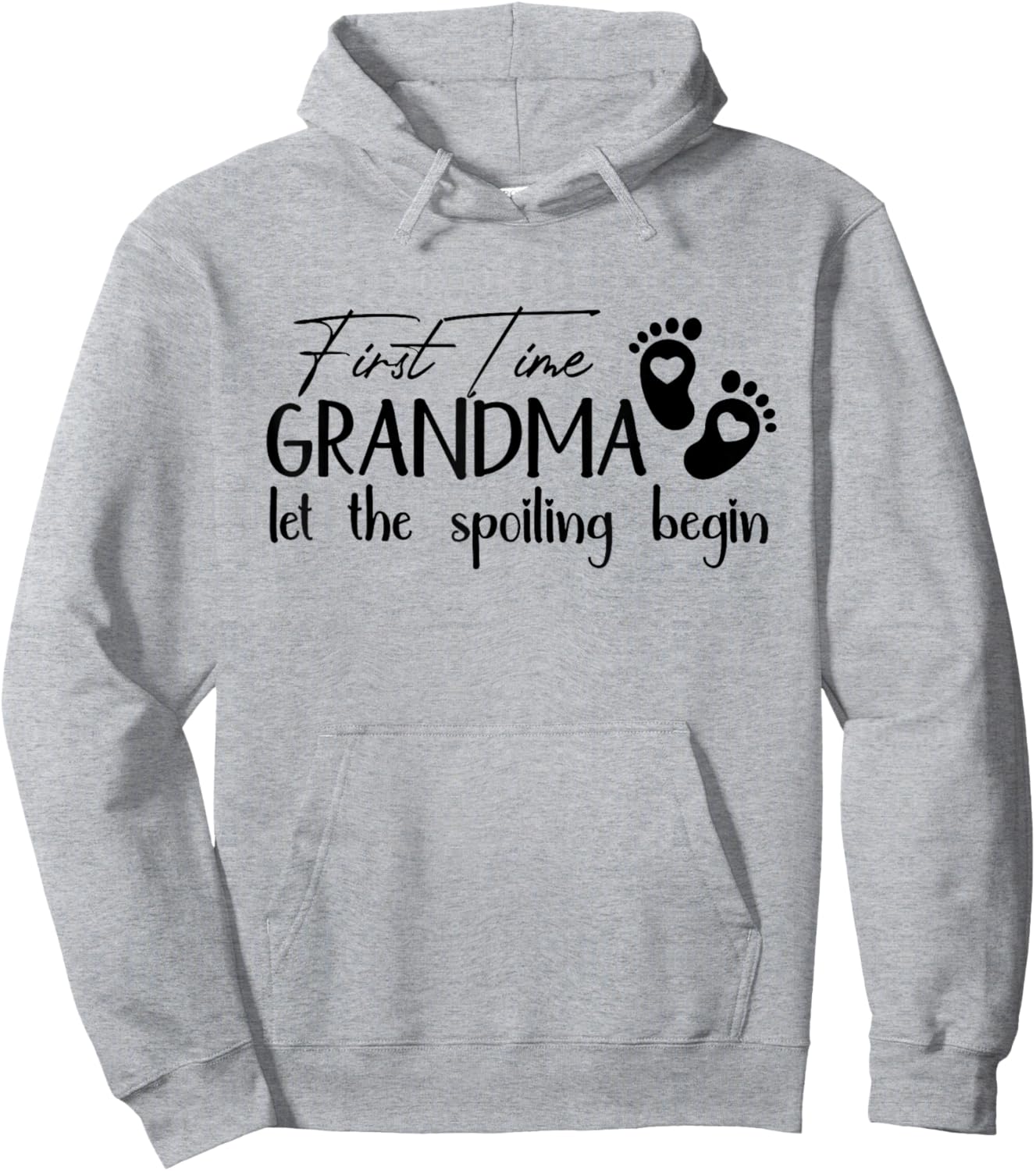 First Time Grandma Let The Spoiling Begin Mother's Day 2026 Hoodie - Hoodie | Ash