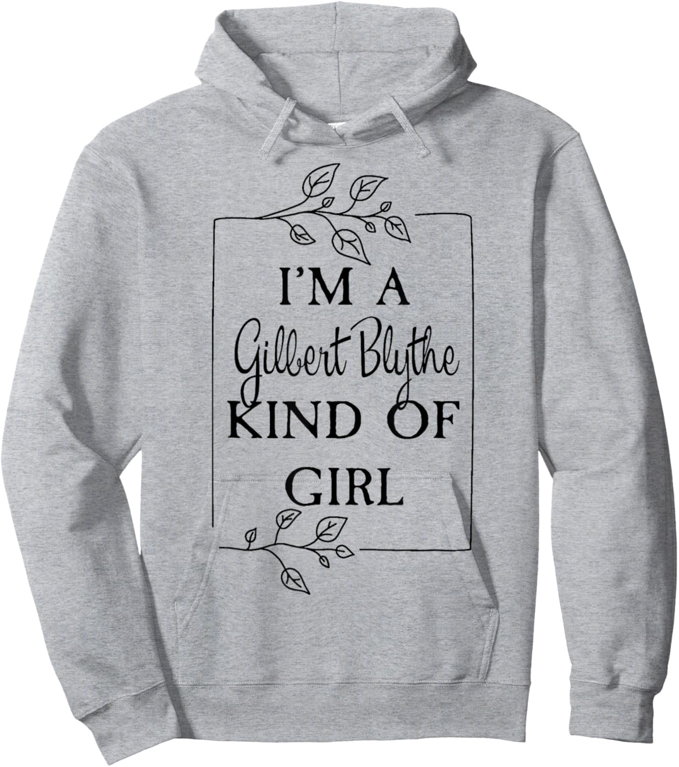 Literary Romance Gilbert Blythe Admirer Hoodie - Hoodie | Ash