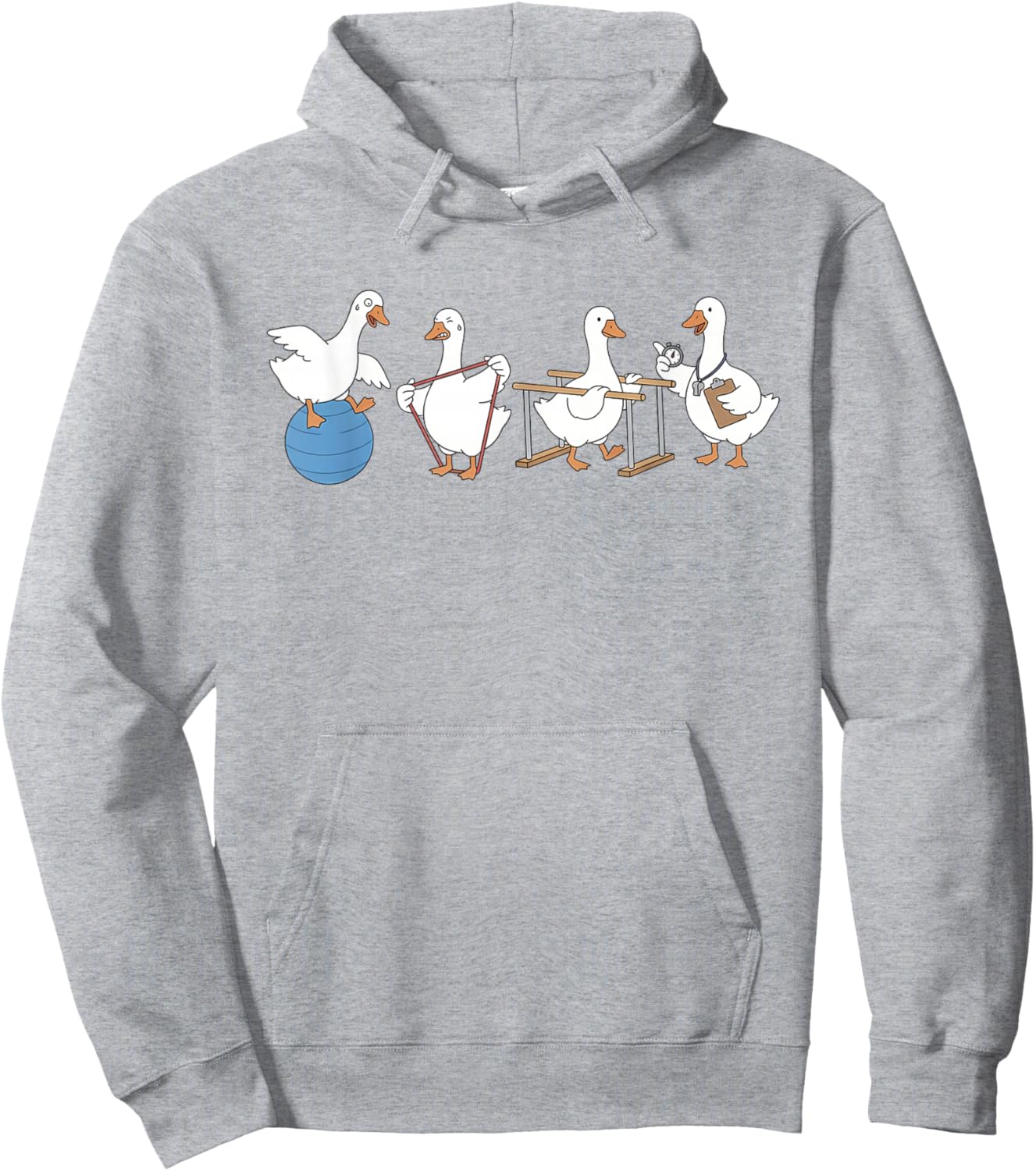Funny Goose Physical Therapy Rehab Medical PT PTA Hoodie - Hoodie | Ash