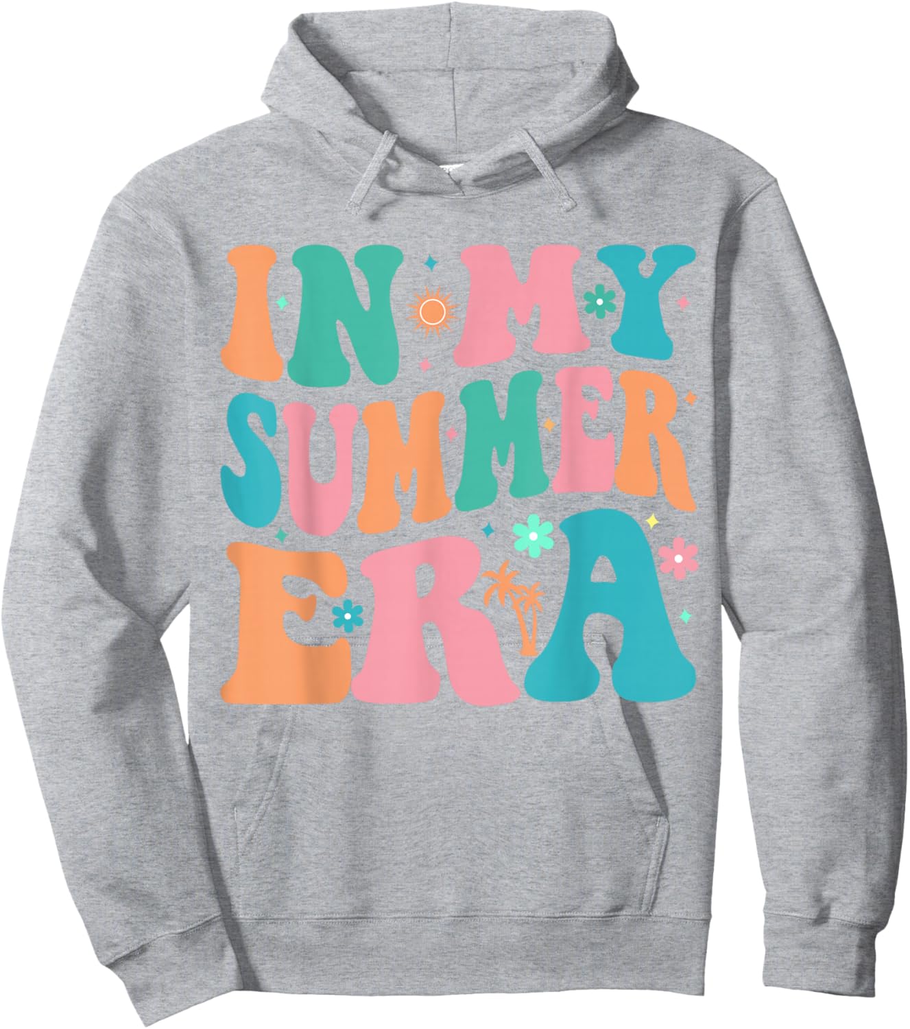 In My Summer Era Groovy Last Day of School Teacher Summer Hoodie - Hoodie | Ash