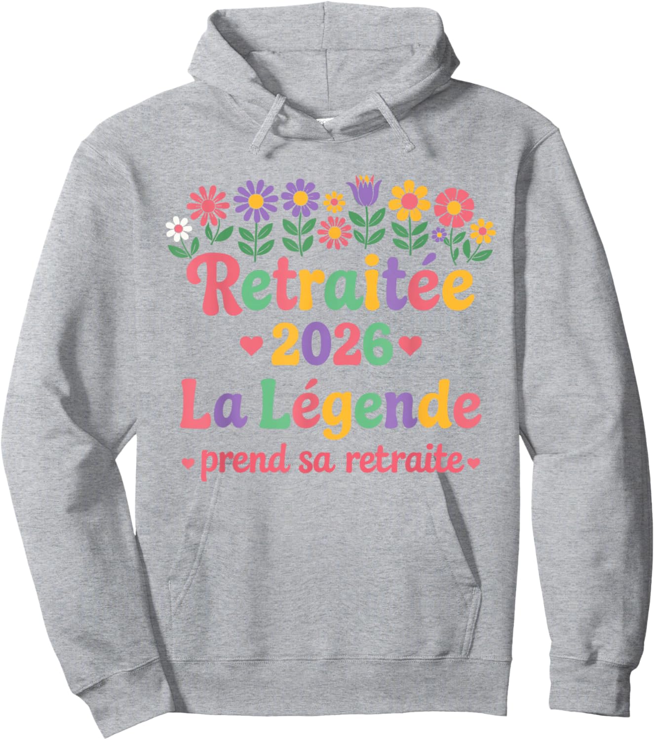 Retired 2026 Legend Retires Hoodie - Hoodie | Ash