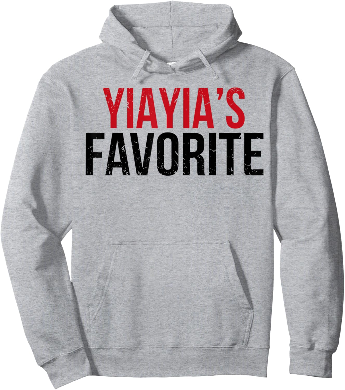 Yiayia’S Favorite Grandkid Humor for Kids Teens Family Hoodie - Hoodie | Ash