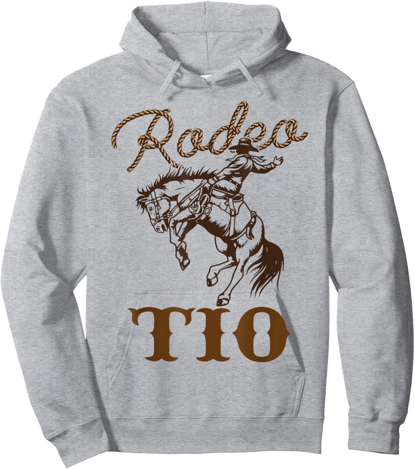 Tio Birthday Cowboy Cowgirl Western Rodeo Uncle Bday Party Hoodie - Hoodie | Ash