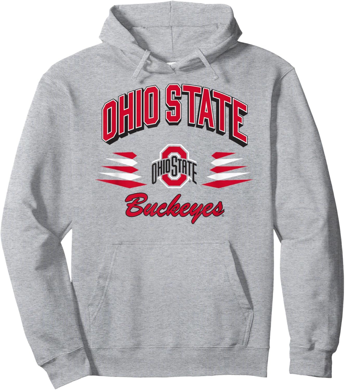 Ohio State Buckeyes Diamond Gray Officially Licensed Hoodie - Hoodie | Ash