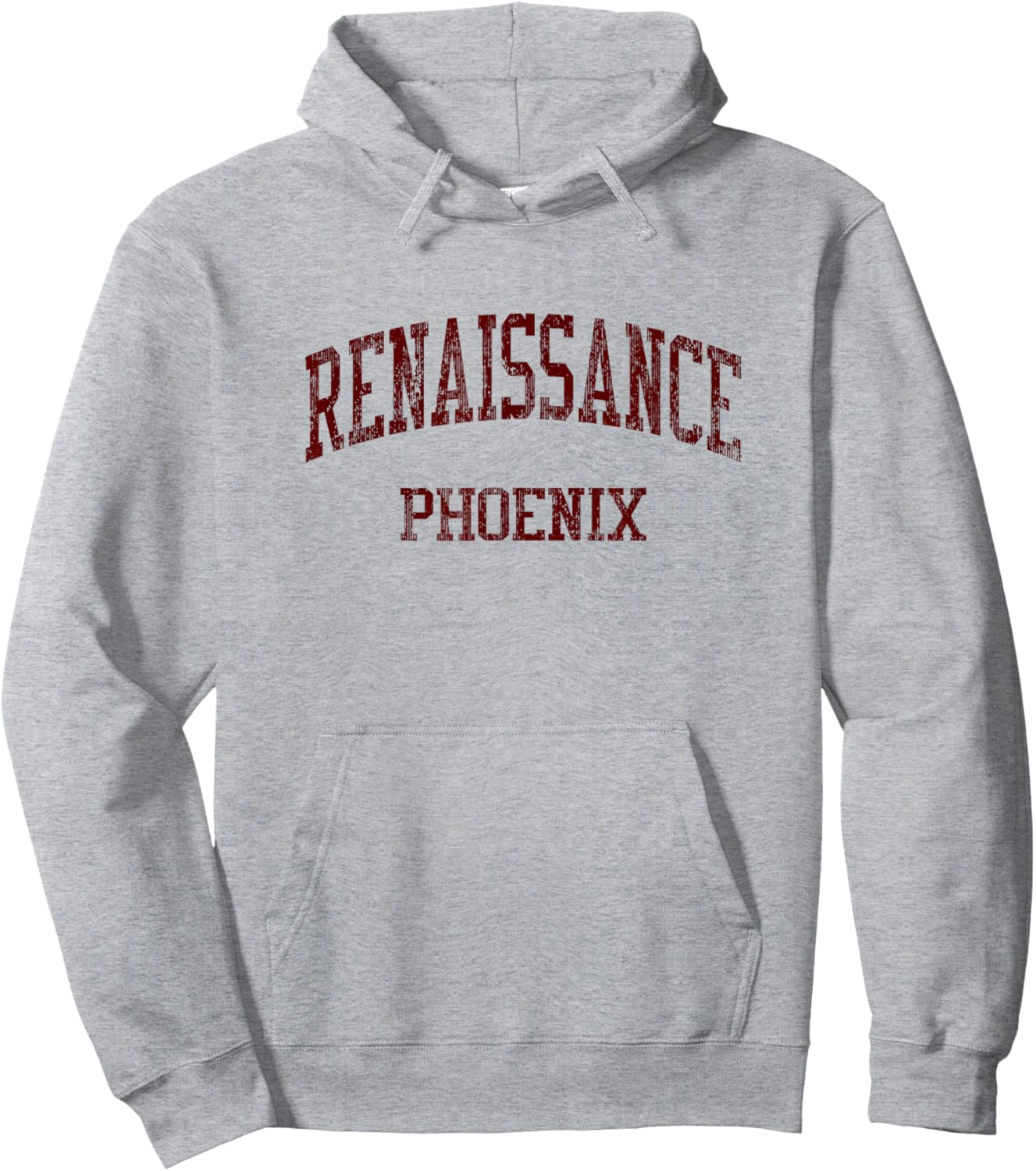 Renaissance High School HS Detroit MI Vintage Sports Hoodie - Hoodie | Ash