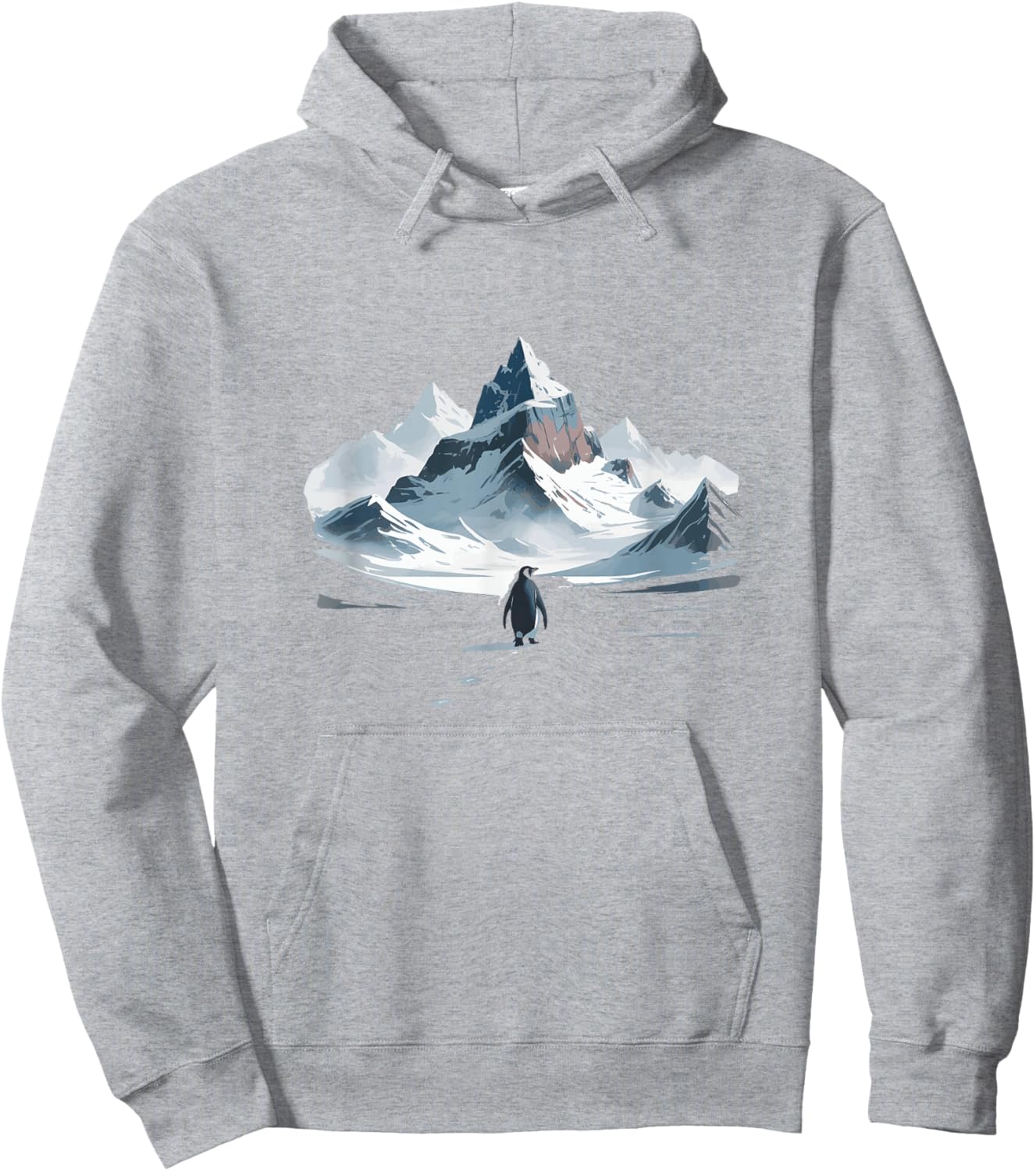 Penguin, but Why Head to The Mountains: Penguins Meme Hoodie - Hoodie | Ash