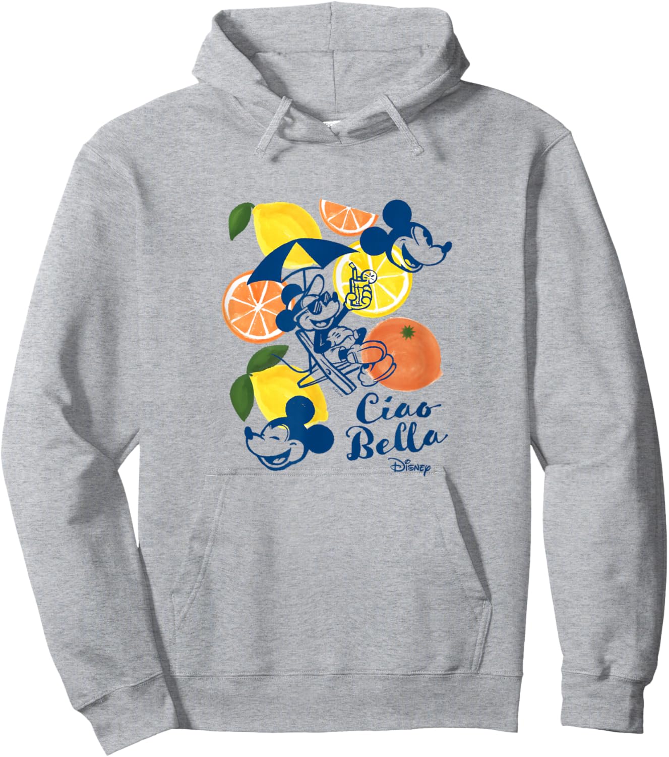 Mickey Mouse - Ciao Bella Watercolor Hoodie - Hoodie | Ash