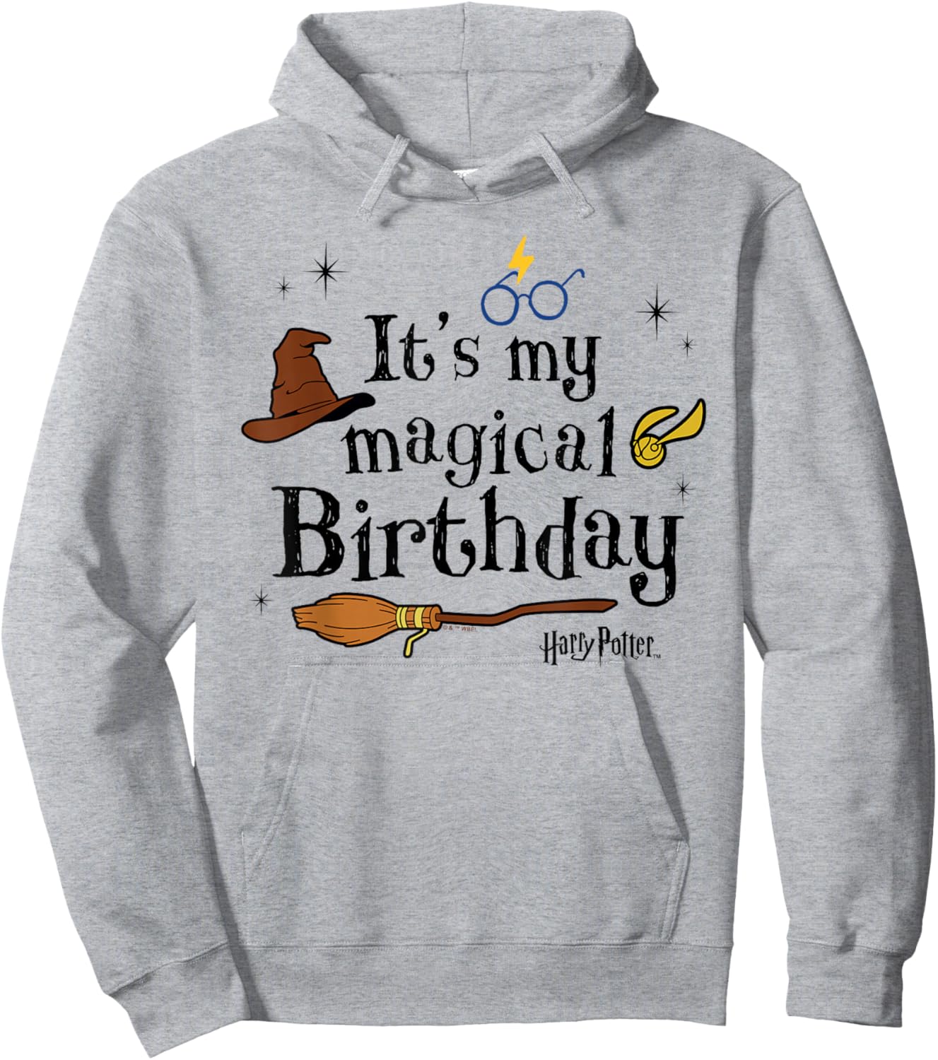Harry Potter It's My Magical Birthday Hoodie - Hoodie | Ash
