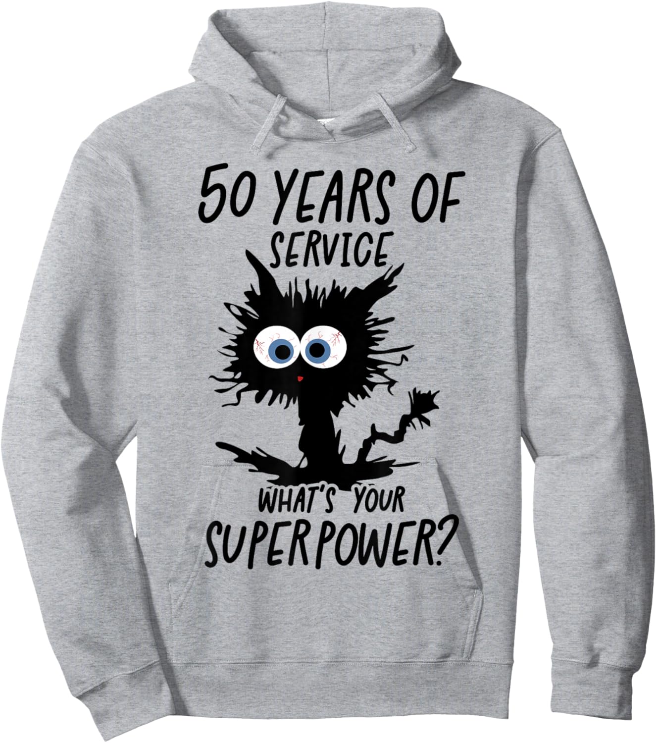 I Survived 50 Years Of Of Service Hoodie - Hoodie | Ash