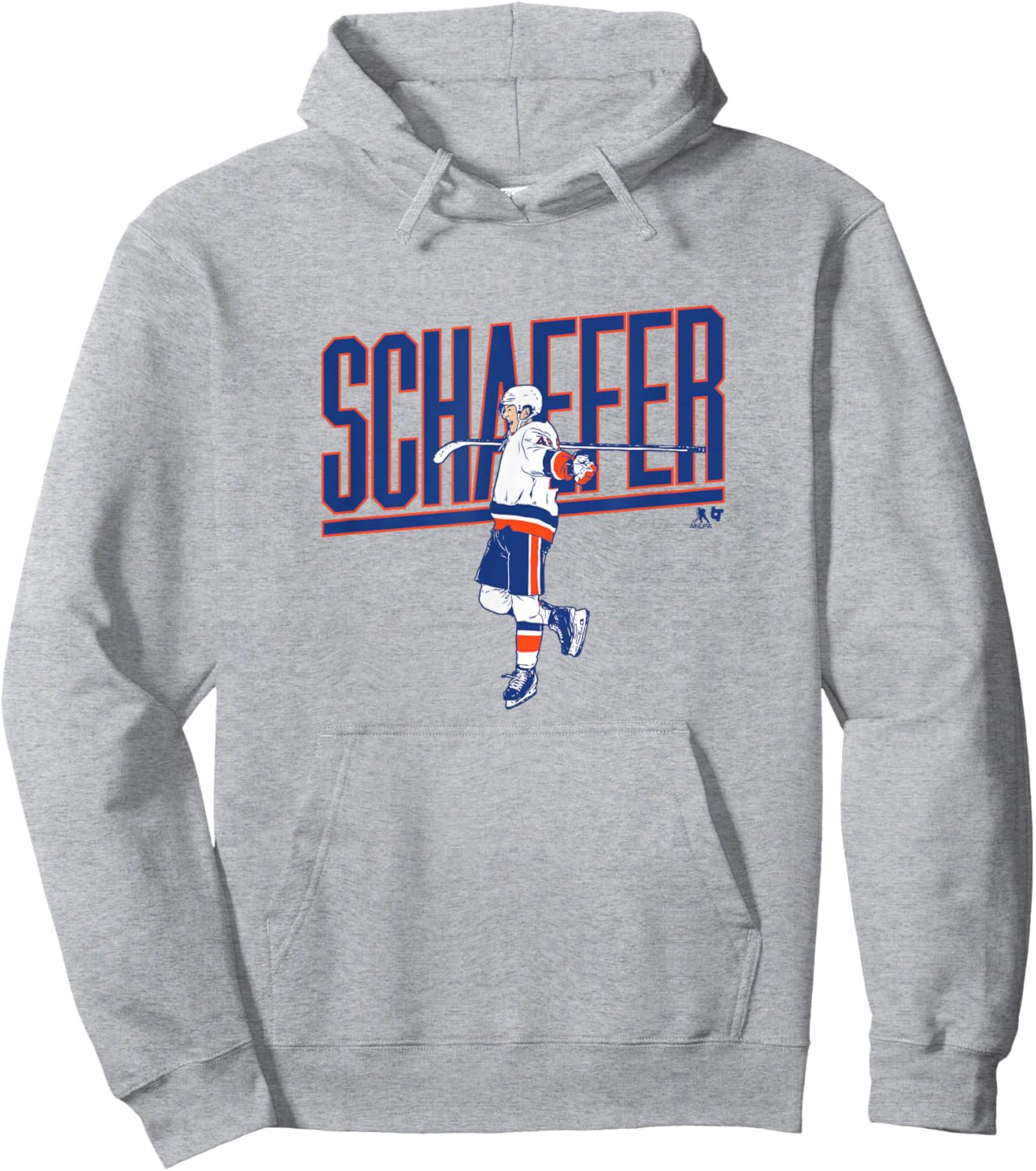 Matthew Schaefer - Name Pose - New York Hockey Hoodie - Hoodie | Ash