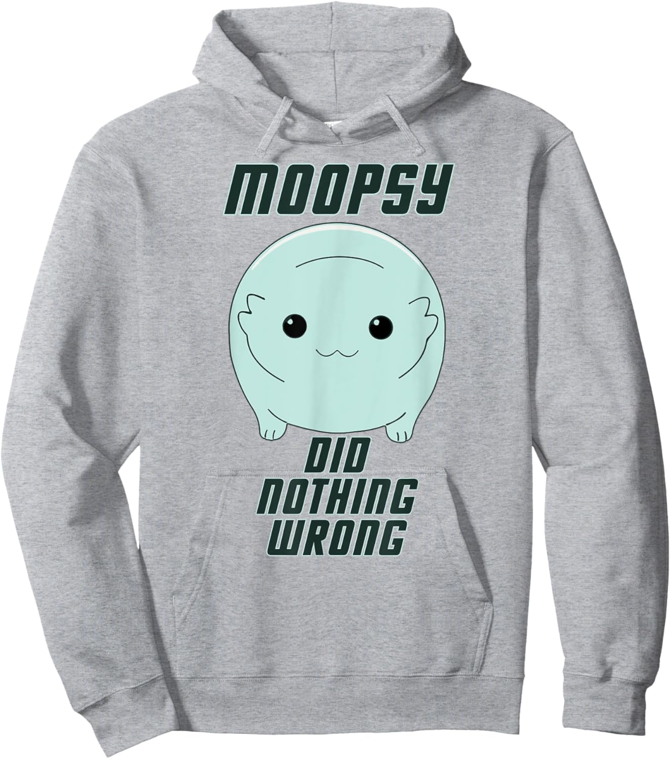 Moopsy Did Nothing Wrong (Dark Text) Hoodie - Hoodie | Ash