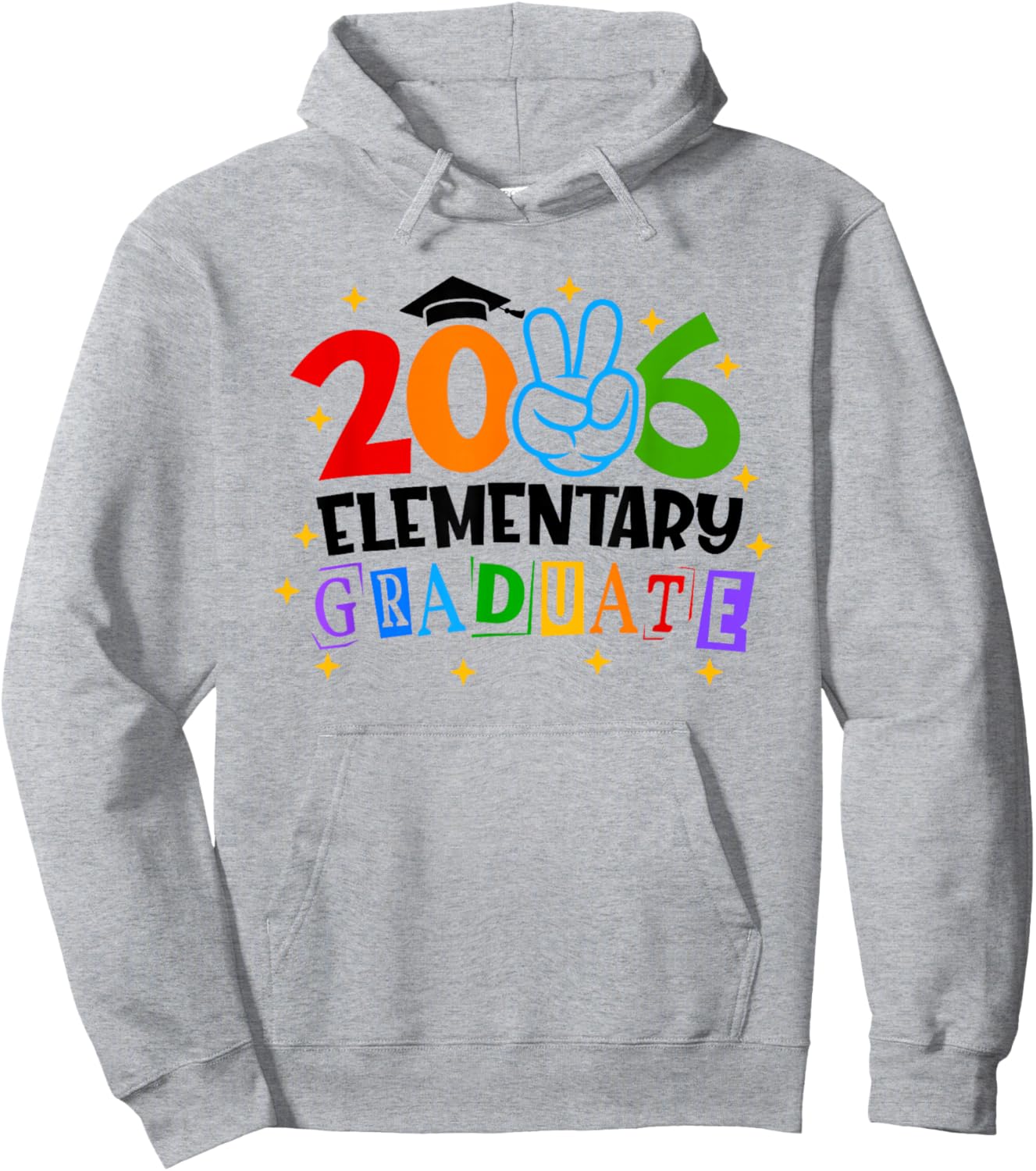 Elementary Graduate 2026 Graduation Class of 2026 Kids Hoodie - Hoodie | Ash