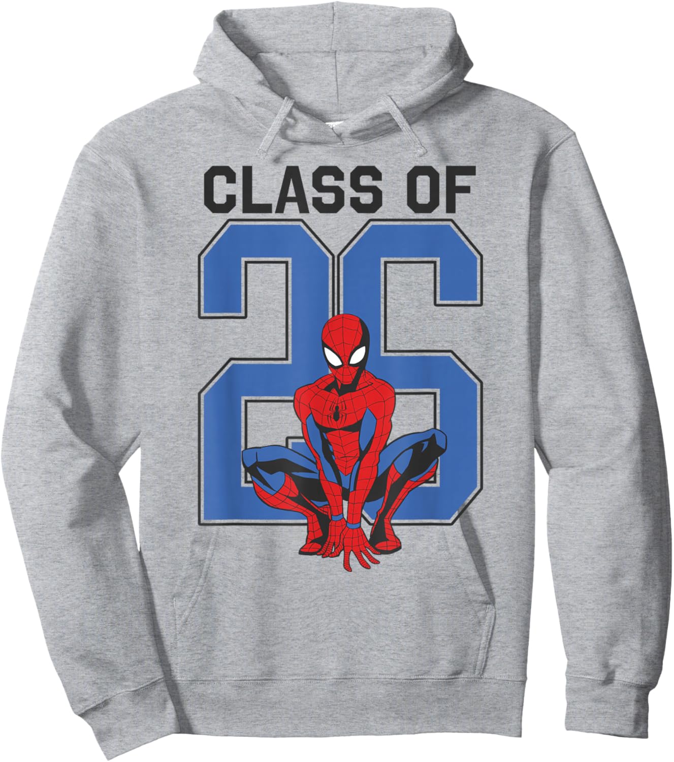 Marvel Spider-Man Graduation Class of 26 Classic Spidey Pose Hoodie - Hoodie | Ash