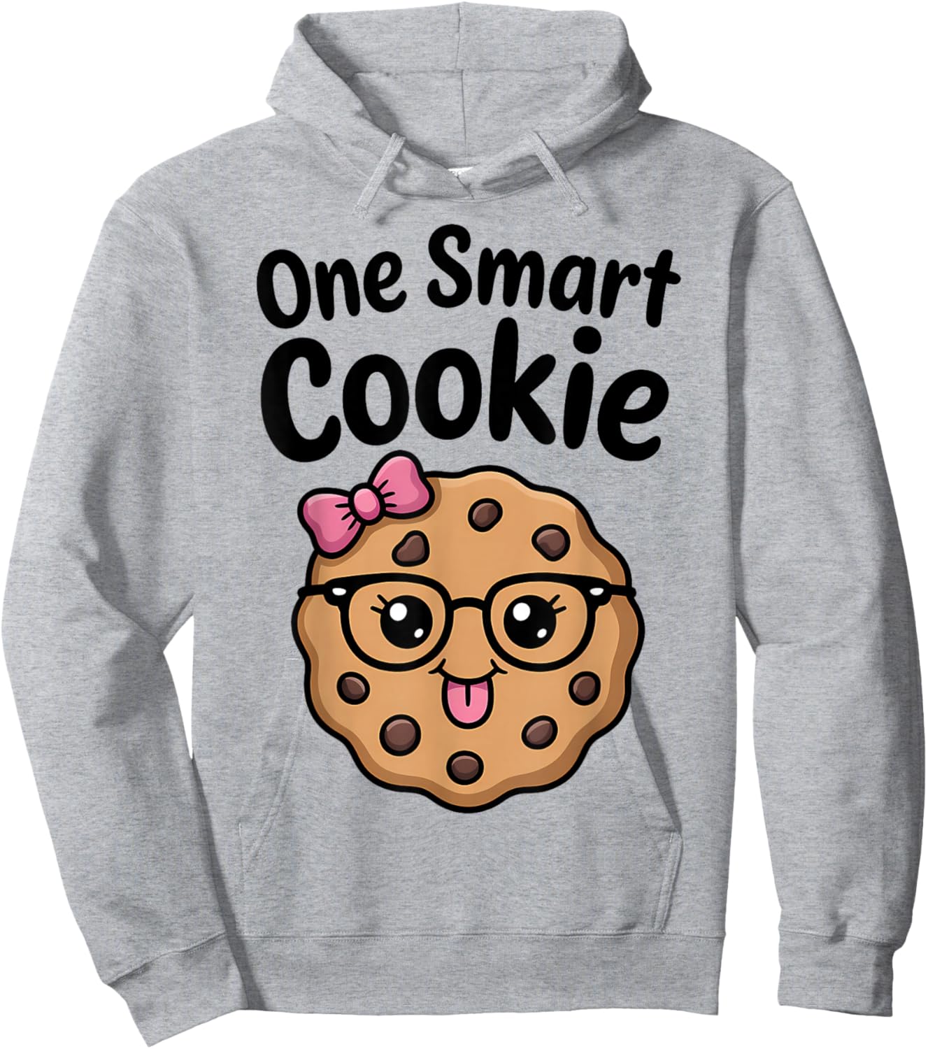 One Smart Cookie Funny Chocolate Chip Cookie Hoodie - Hoodie | Ash