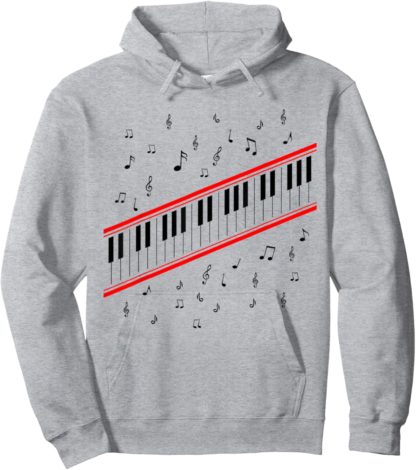 Piano Hoodie - Hoodie | Ash