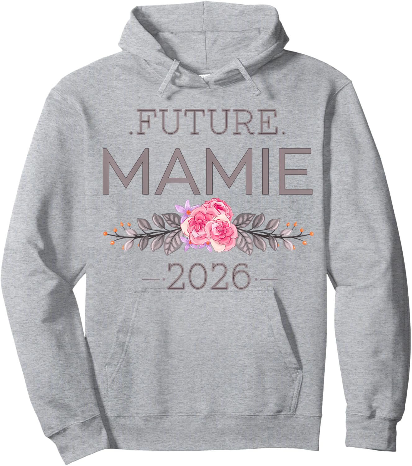 Future Mamie 2026 Cadeau Annonce Grossesse Grand mère Hoodie - Hoodie | Ash