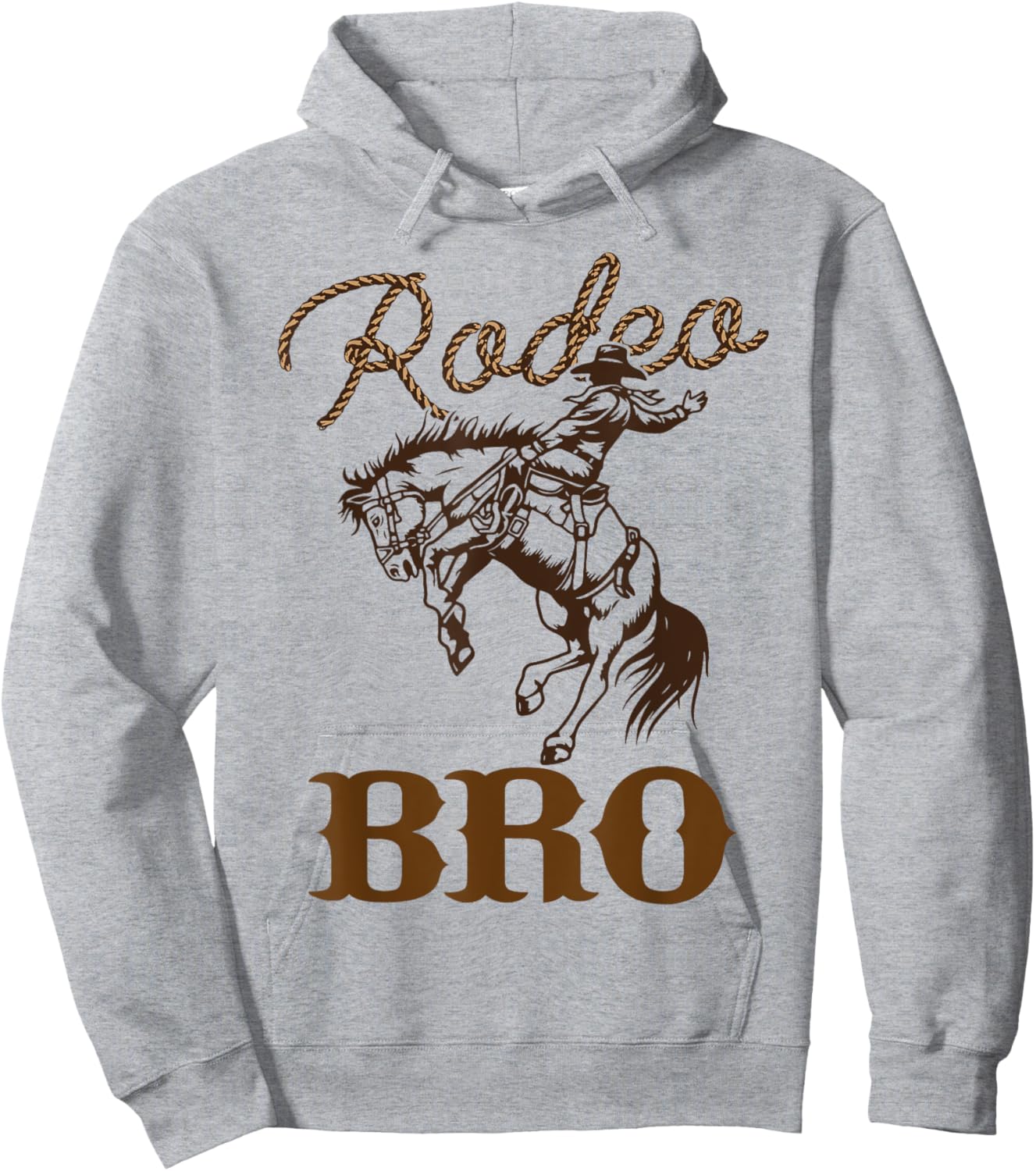 Bro Birthday Cowboy Cowgirl Western Rodeo Brother Bday Party Hoodie - Hoodie | Ash