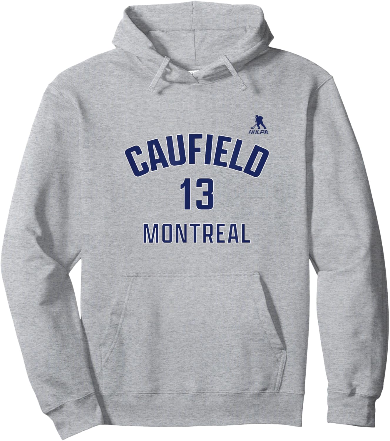 Cole Caufield: Montreal Name & Number Hoodie - Hoodie | Ash