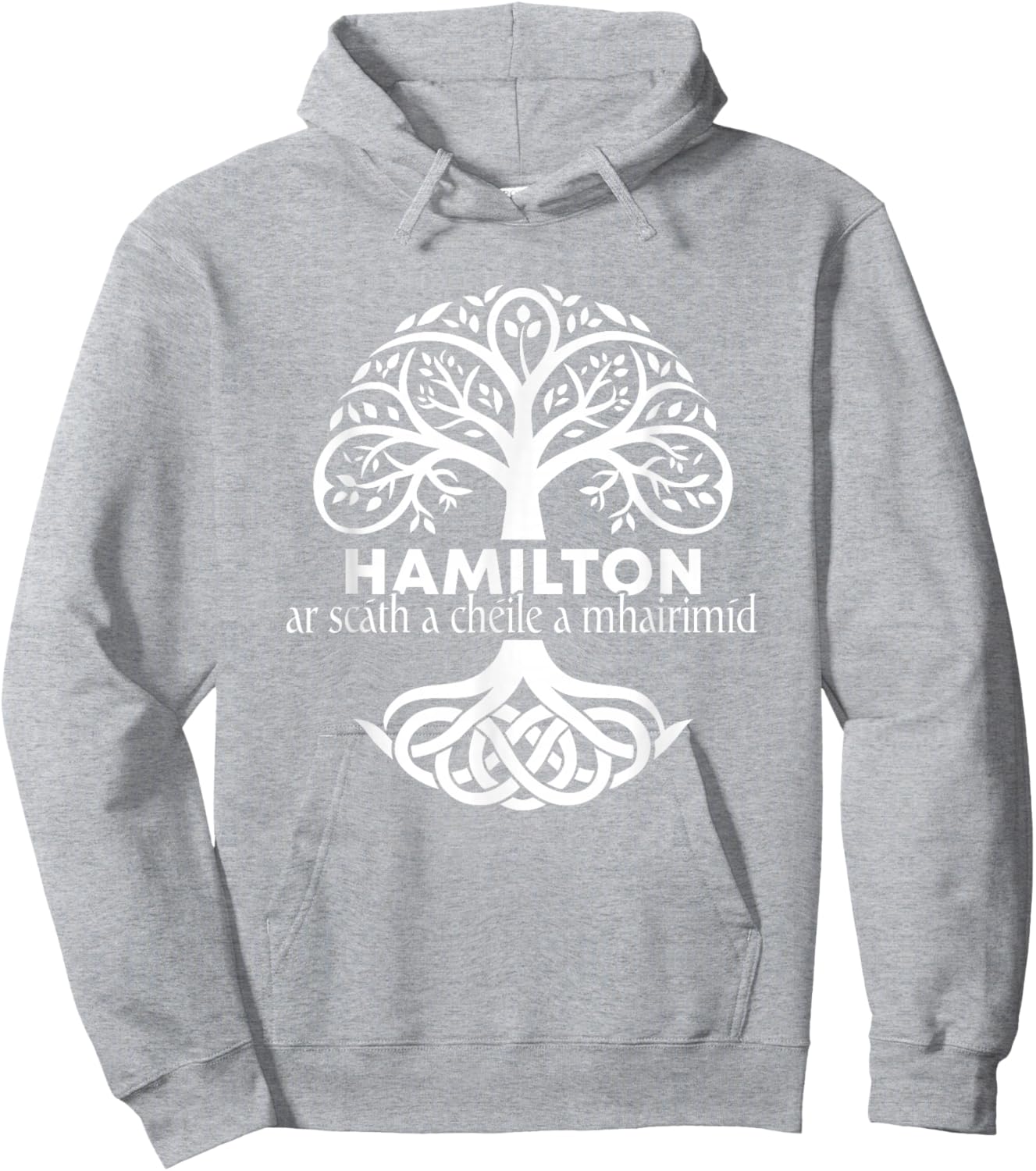 Hamilton Irish Family Name Celtic Irish Roots Hoodie - Hoodie | Ash