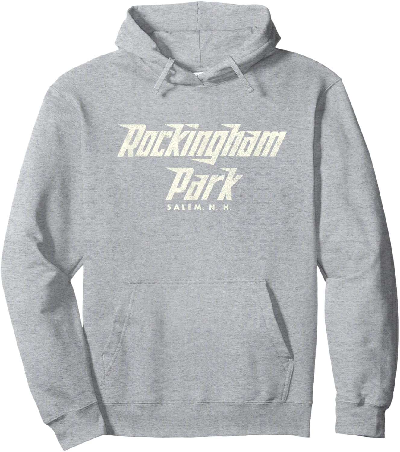 Rockingham Park Retro Horse Racing Vintage Salem, NH Graphic Hoodie - Hoodie | Ash