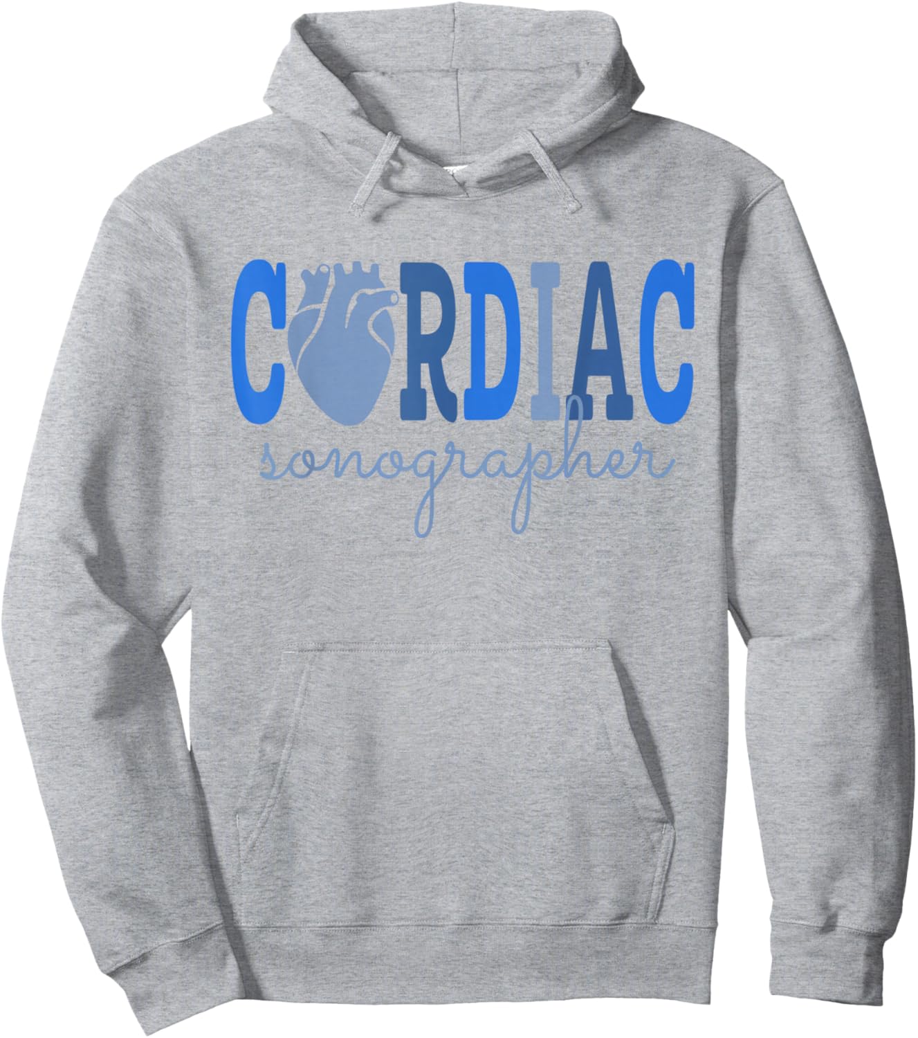 Cardiac Sonographer Cardiovascular Sono Tech Ultrasound Tech Hoodie - Hoodie | Ash