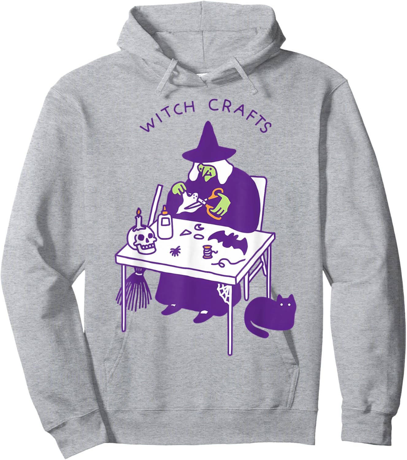 Witch Crafts Funny Halloween Hoodie - Hoodie | Ash