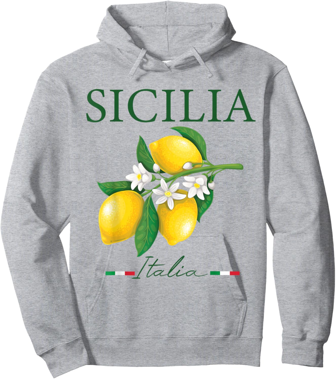 Sicilia Italia Italian Lemons Proud Sicilian Italy Lovers Hoodie - Hoodie | Ash