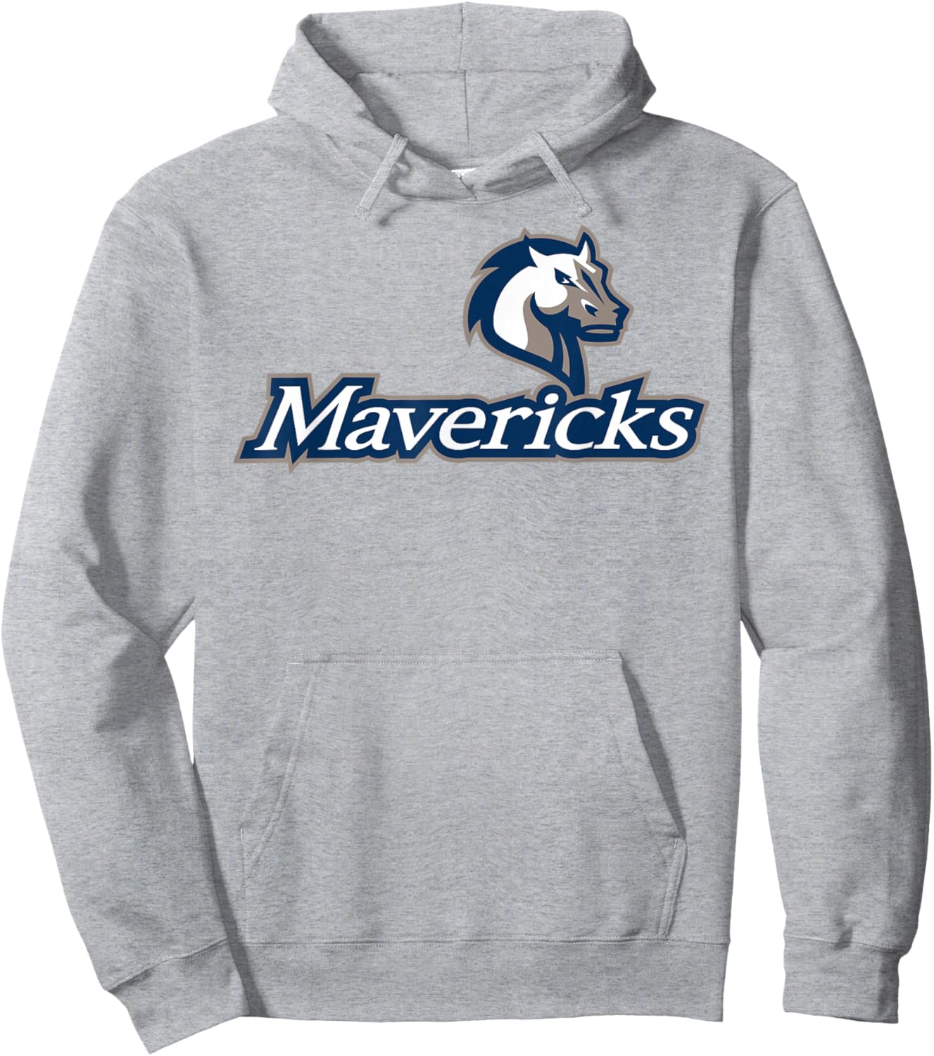 Mercy University Mavericks Mavs Logo Hoodie - Hoodie | Ash