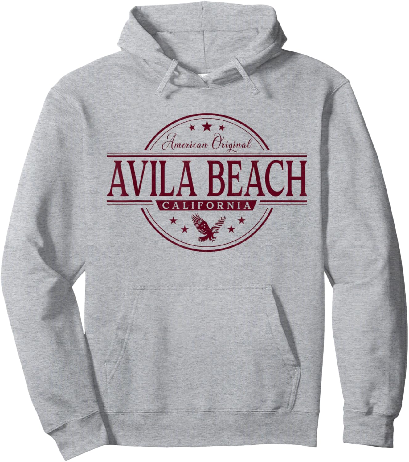 Avila Beach California - Avila Beach CA Label Hoodie - Hoodie | Ash