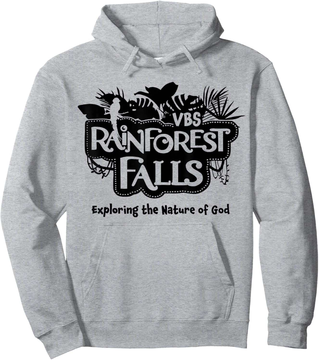 Rainforest Falls VBS 2026 Exploring The Nature of God Gift Hoodie - Hoodie | Ash
