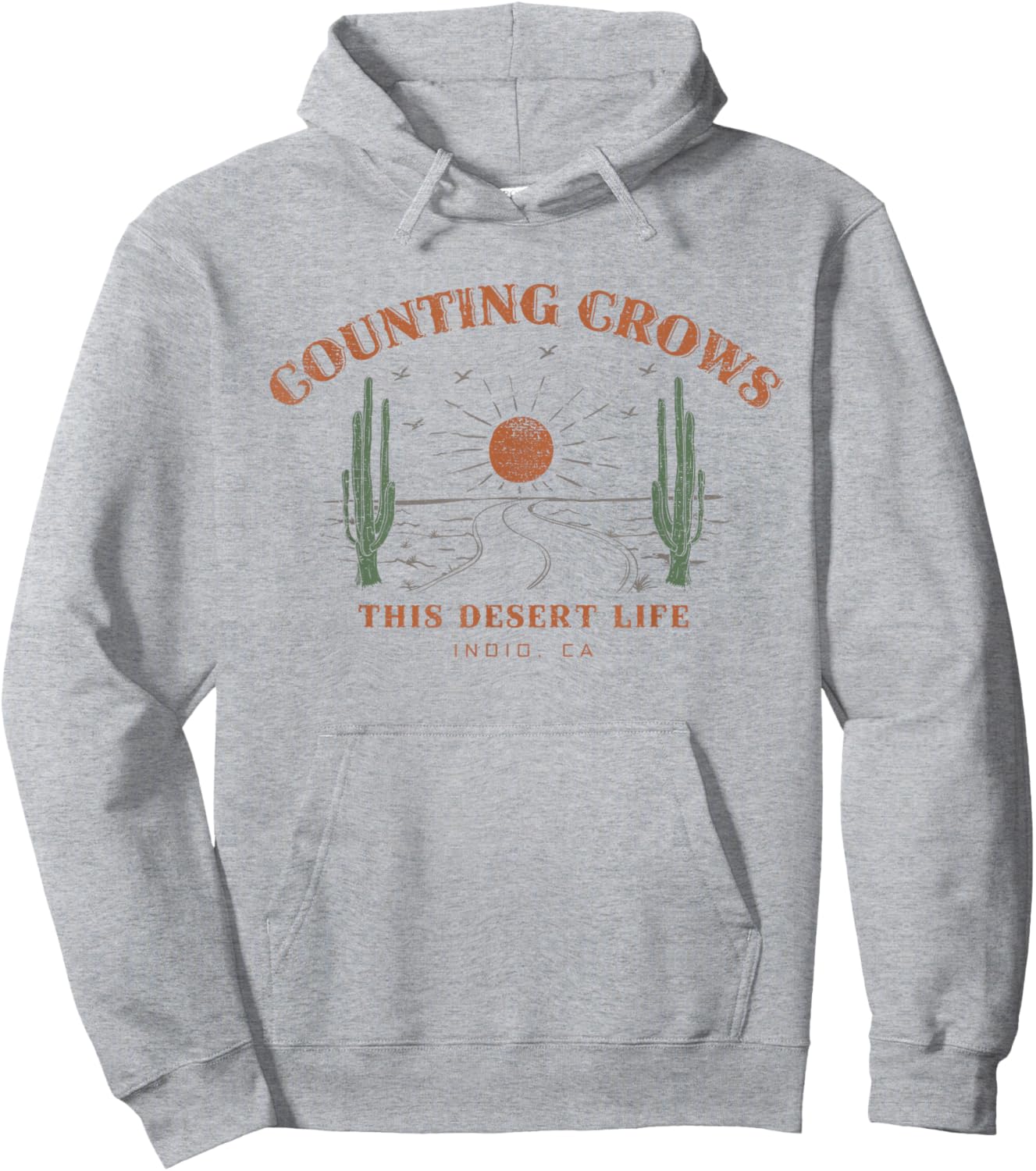 Counting Crows - This Desert Life Hoodie - Hoodie | Ash