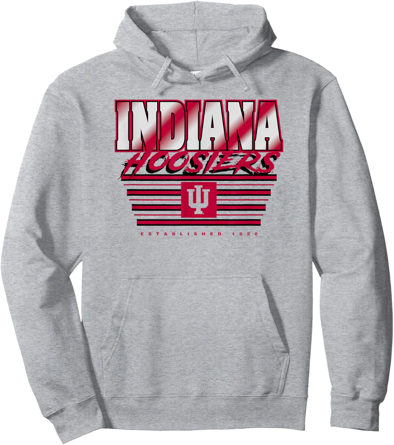 Indiana Hoosiers Vintage 90's Decibel White Hoodie - Hoodie | Ash