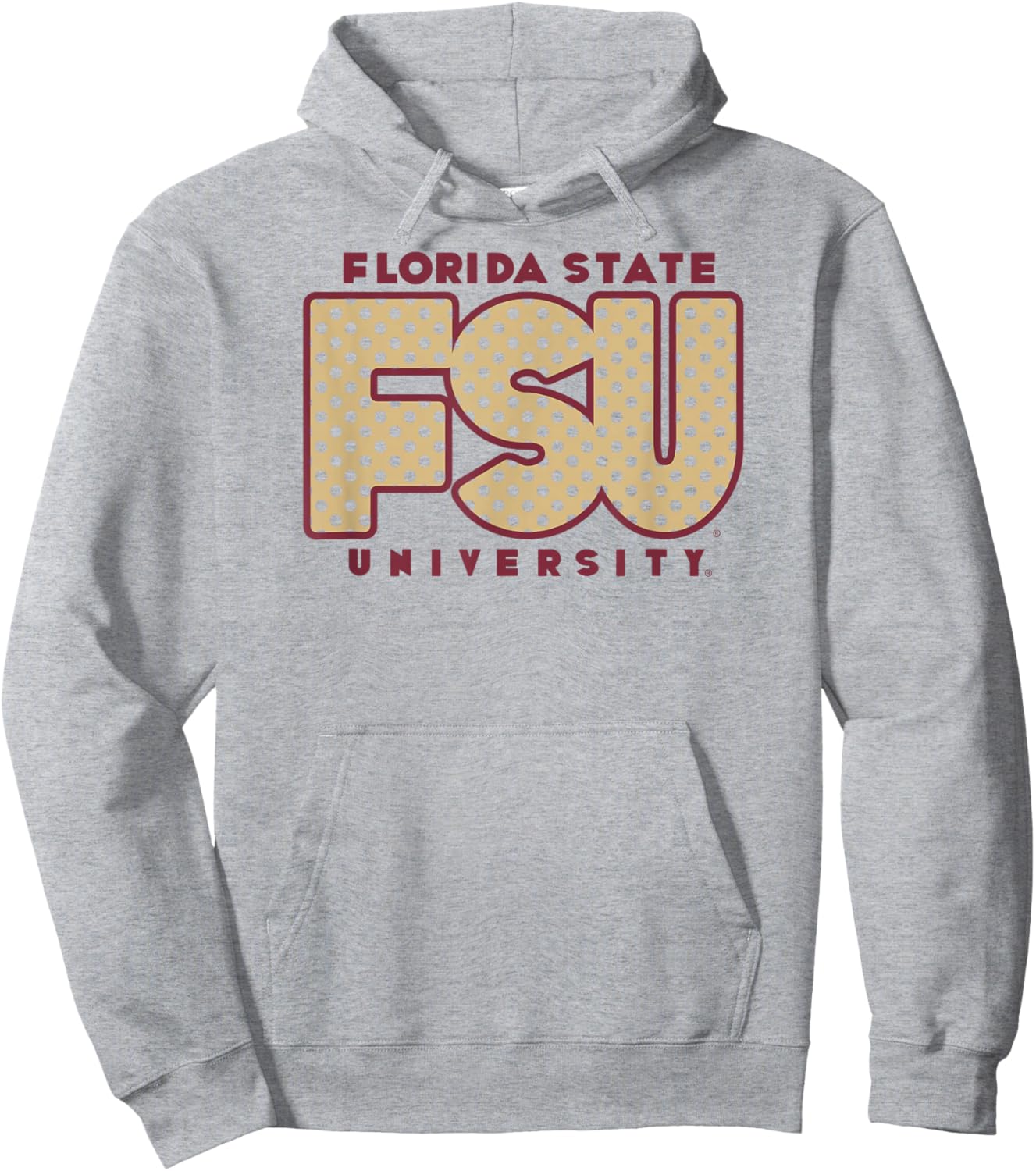 Florida State Seminoles Polka Dots White Officially Licensed Hoodie - Hoodie | Ash