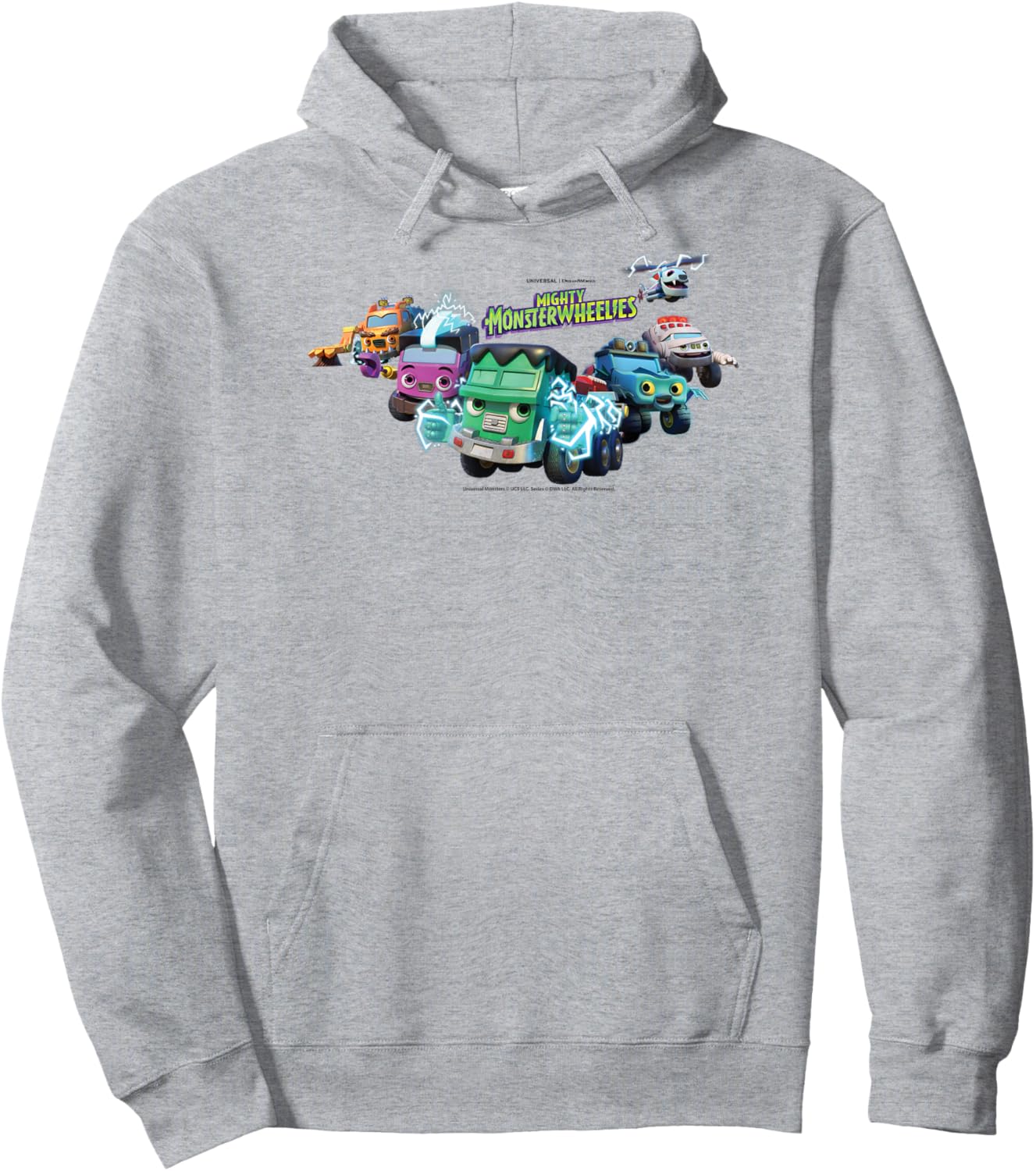 DreamWorks Mighty MonsterWheelies Team Hoodie - Hoodie | Ash