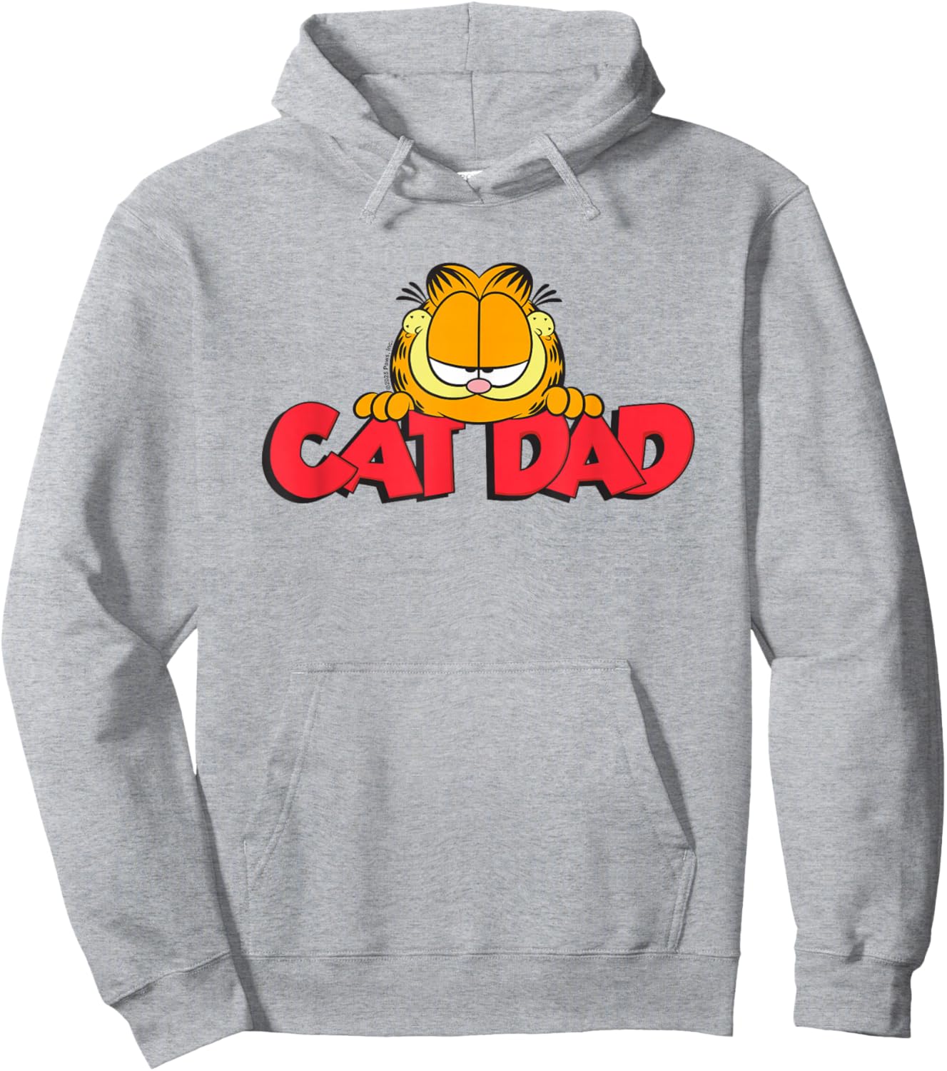 Garfield Cat Dad Father's Day Hoodie - Hoodie | Ash